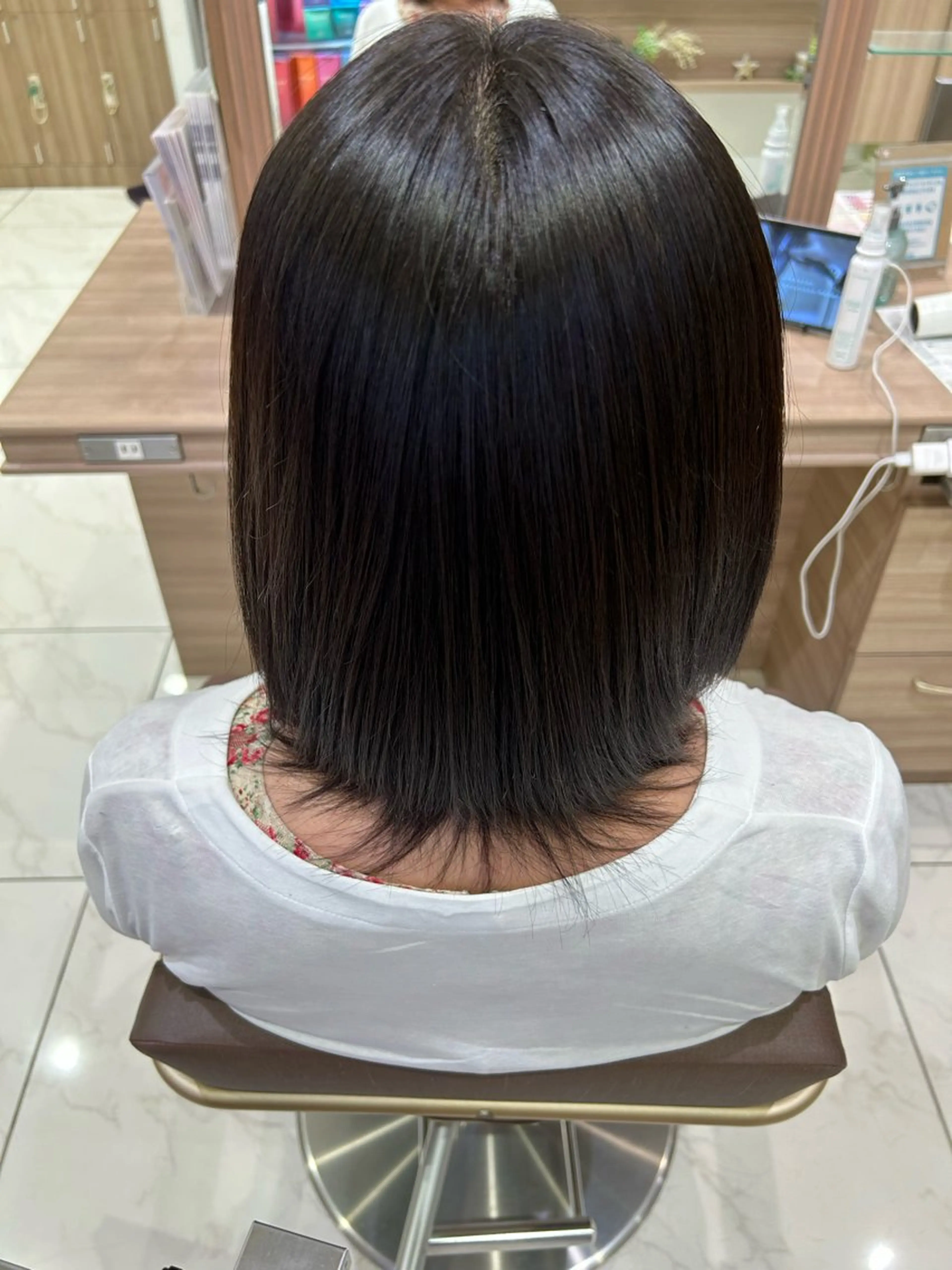 ミディアム 縮毛矯正 縮毛募集中🔥 小平悠人のヘアスタイル