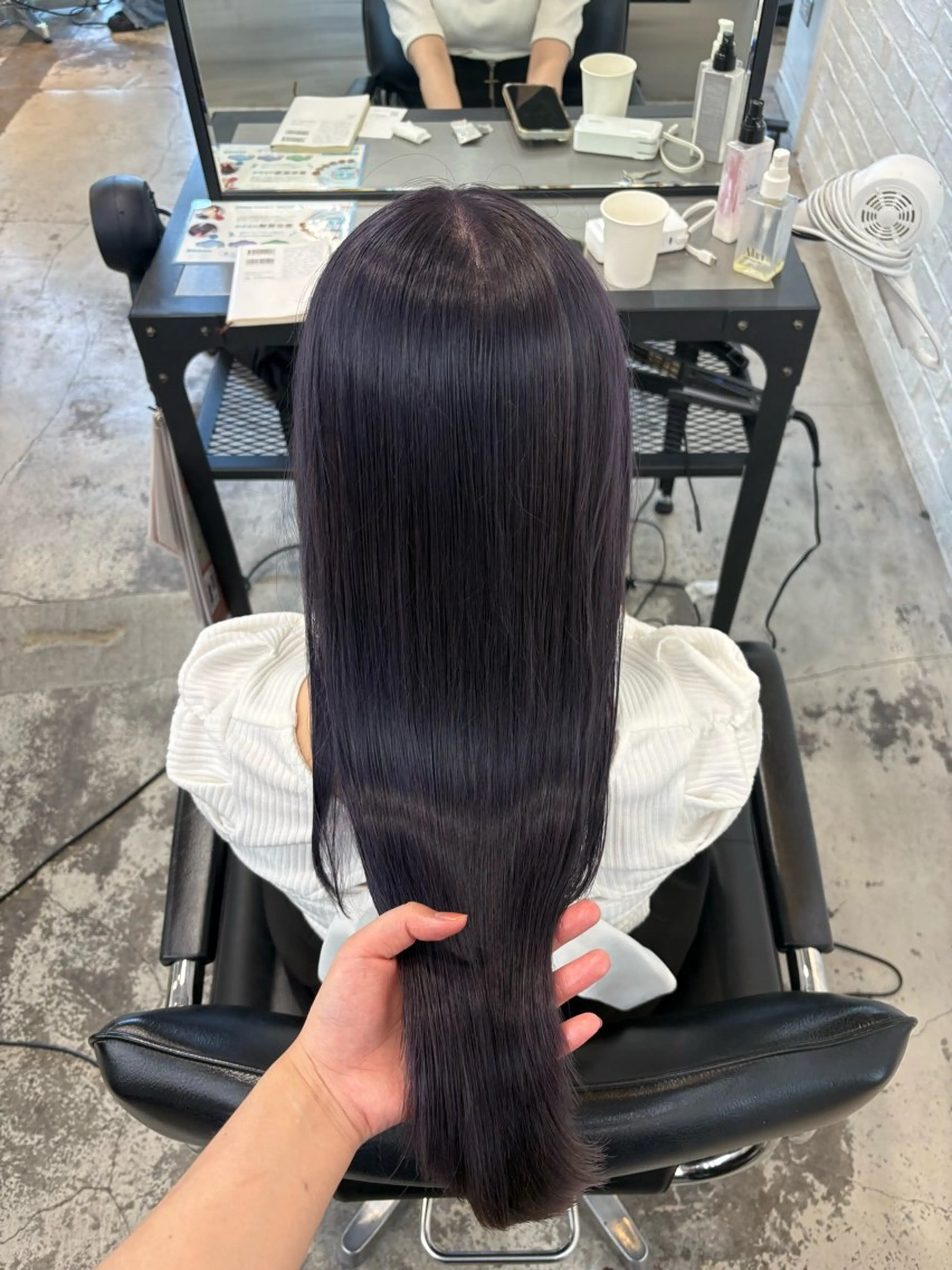 ロング カラー ハイトーン×デザイン 🪽🫧HIKARIのヘアスタイル