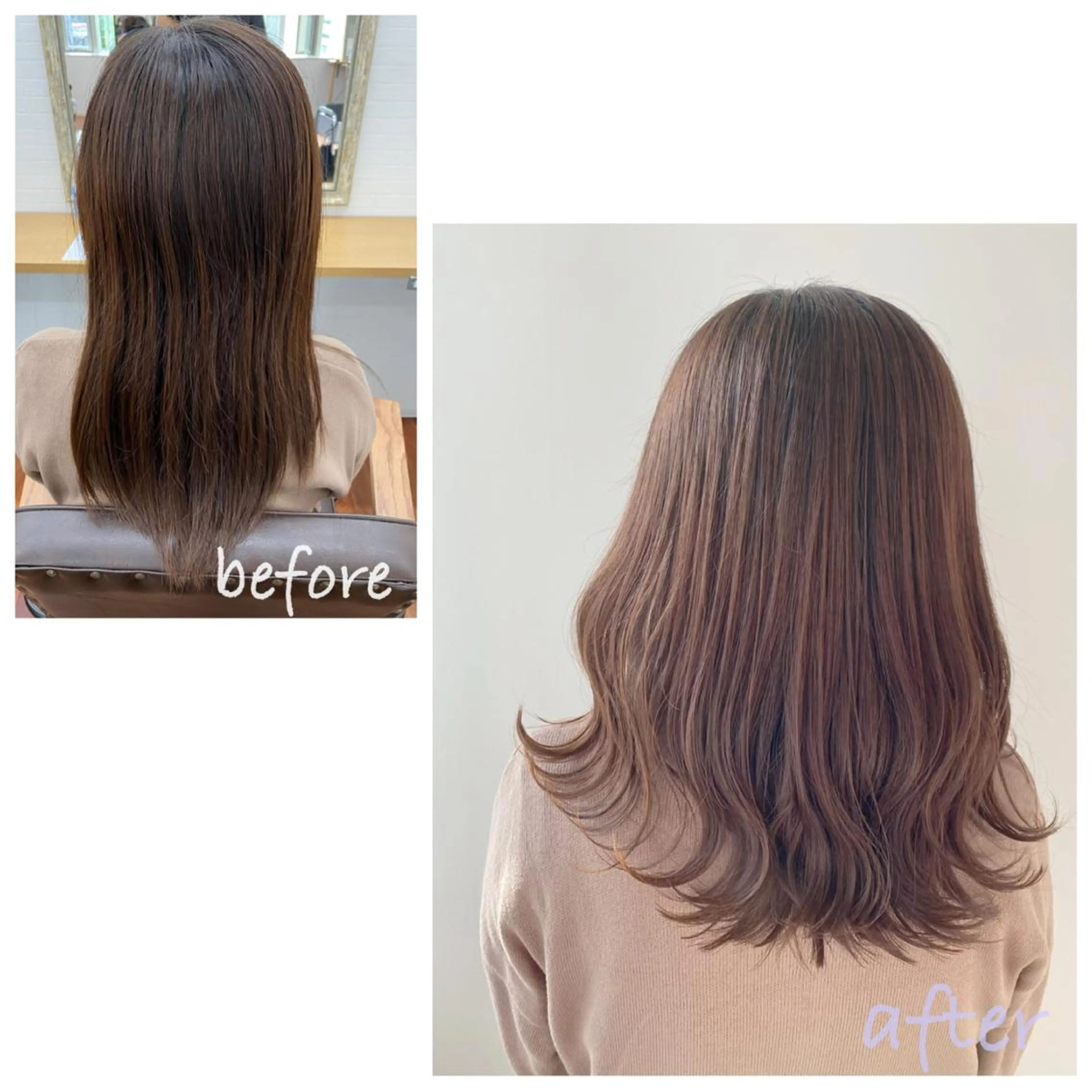 セミロング GRANLUSSO 〜グランルッソ駅前店所属・木口 嘉美のヘアスタイル