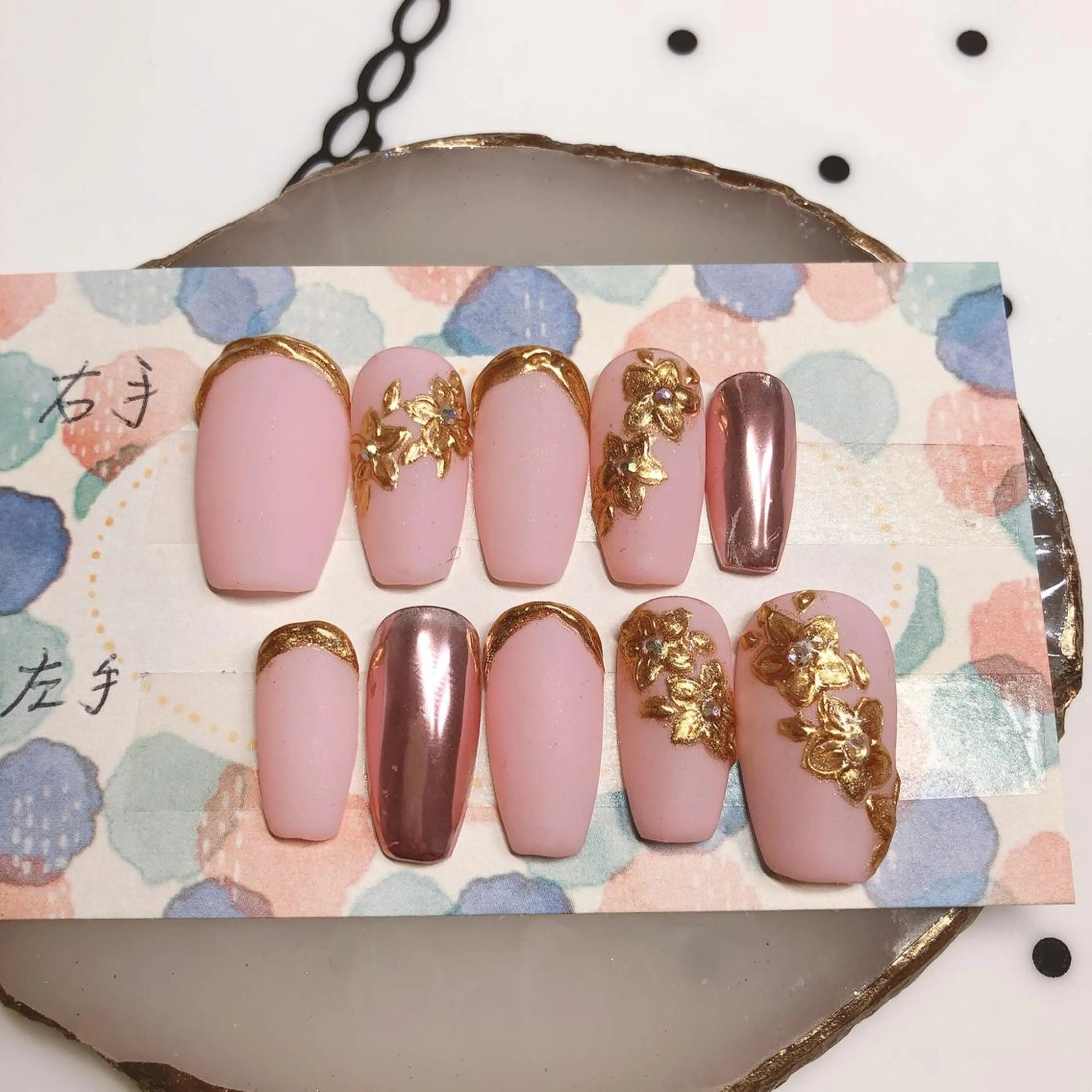 ネイル アートネイル ネイルチップ 奥園 良恵のネイルデザイン