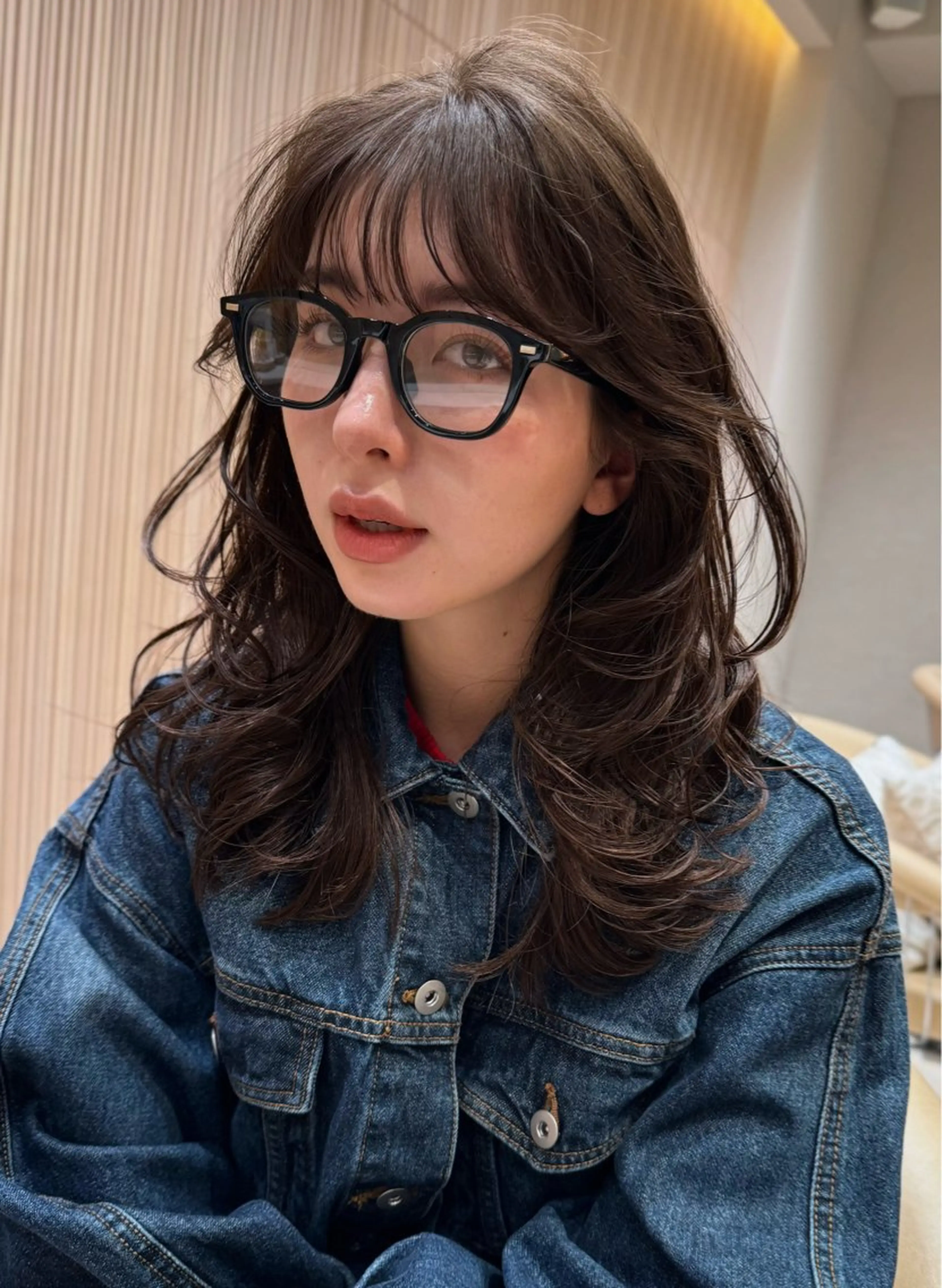 ミディアム カット ヘアカラー トリートメント 🩵縮毛矯正・ボブ 岩原朋也🩵のヘアスタイル