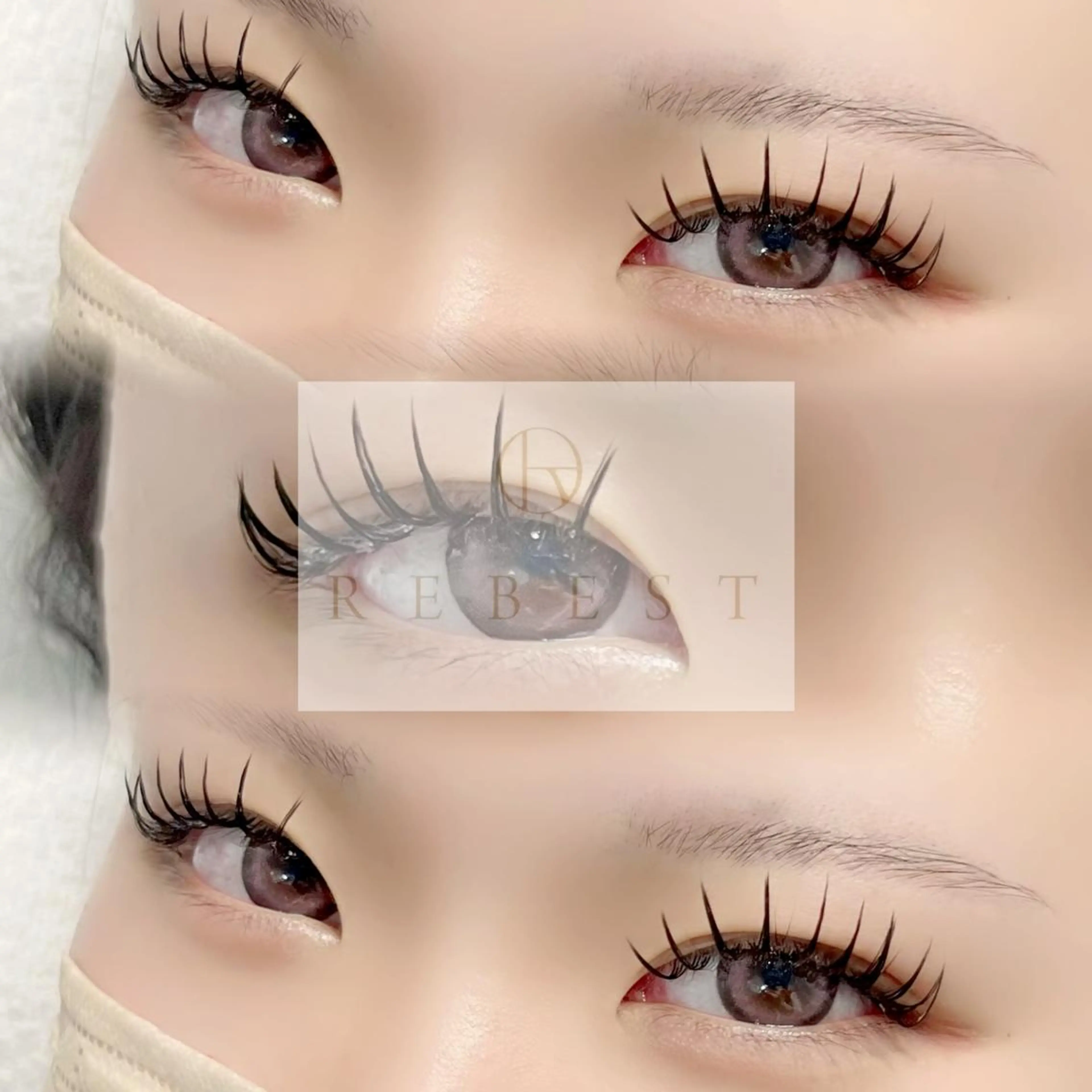 マツエク・マツパ REBEST 四條畷店のマツエク・マツパデザイン