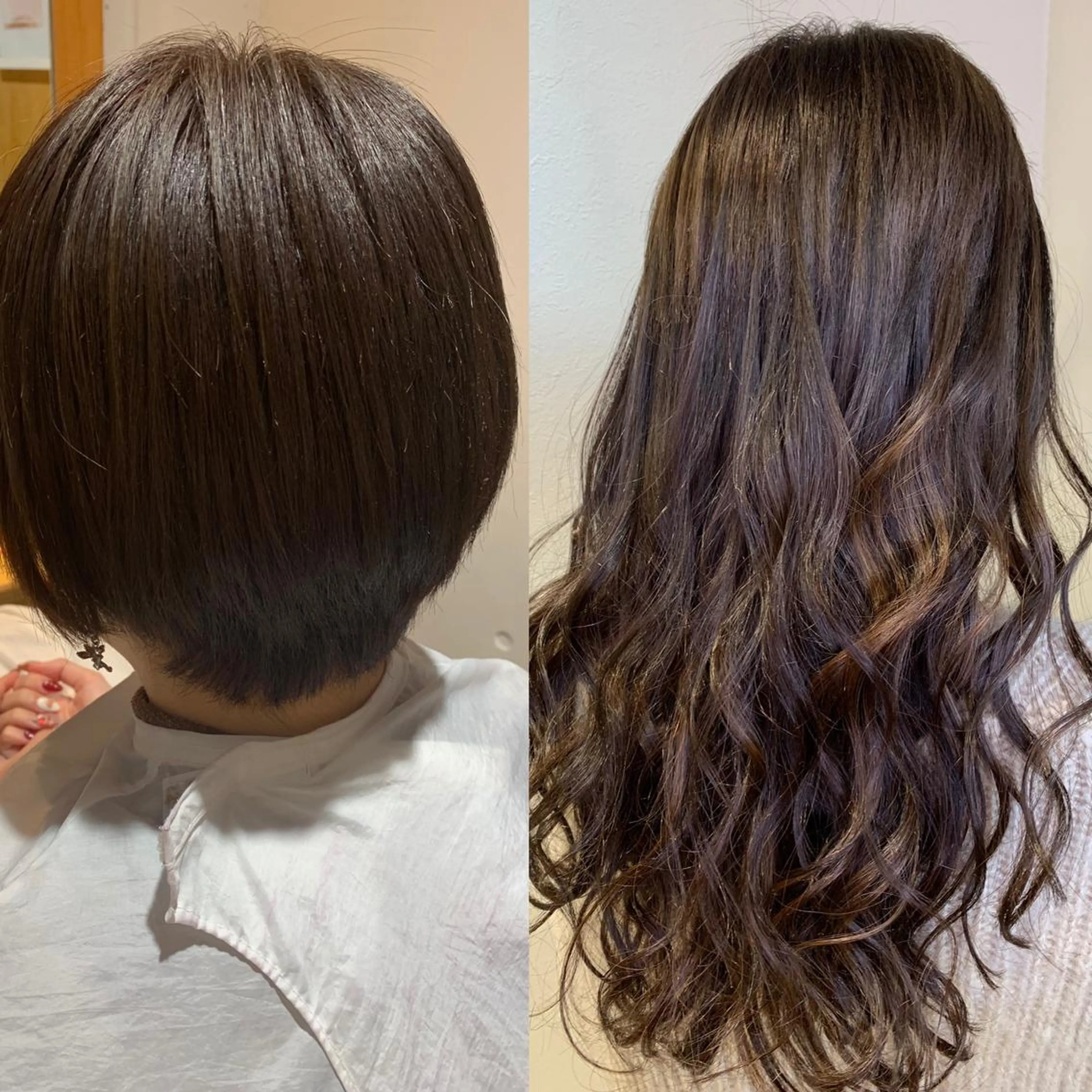 ミディアム カラー シールエクステ エクステ 髪質改善/縮毛/新宿 🫧SUZUKA🫧のヘアスタイル