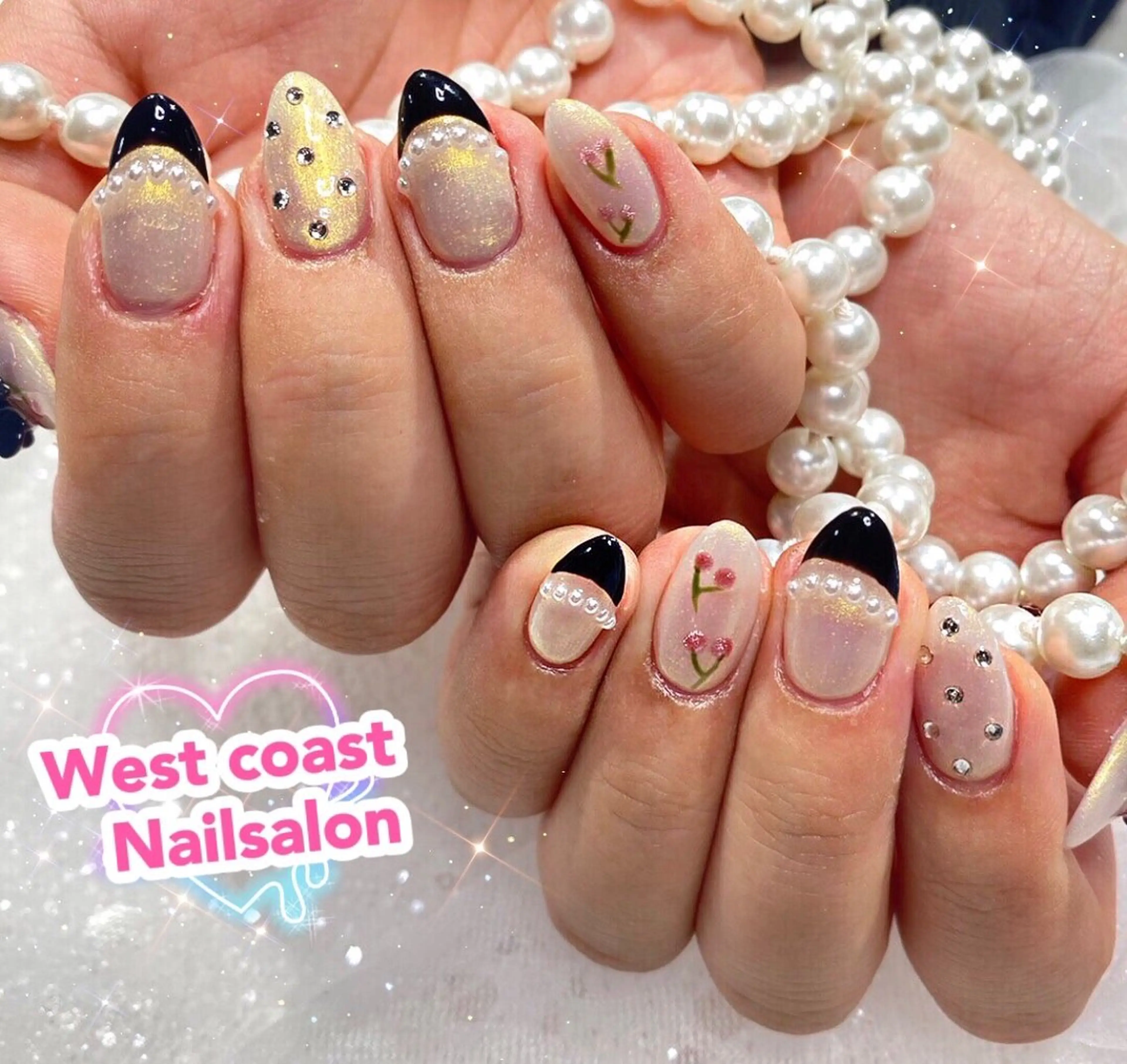 ネイル グラデーション 韓国ネイル マグネットネイル 持ち込み ニュアンスネイル ハンドネイル Hi_nails \ パラジェル取扱店のその他イメージ