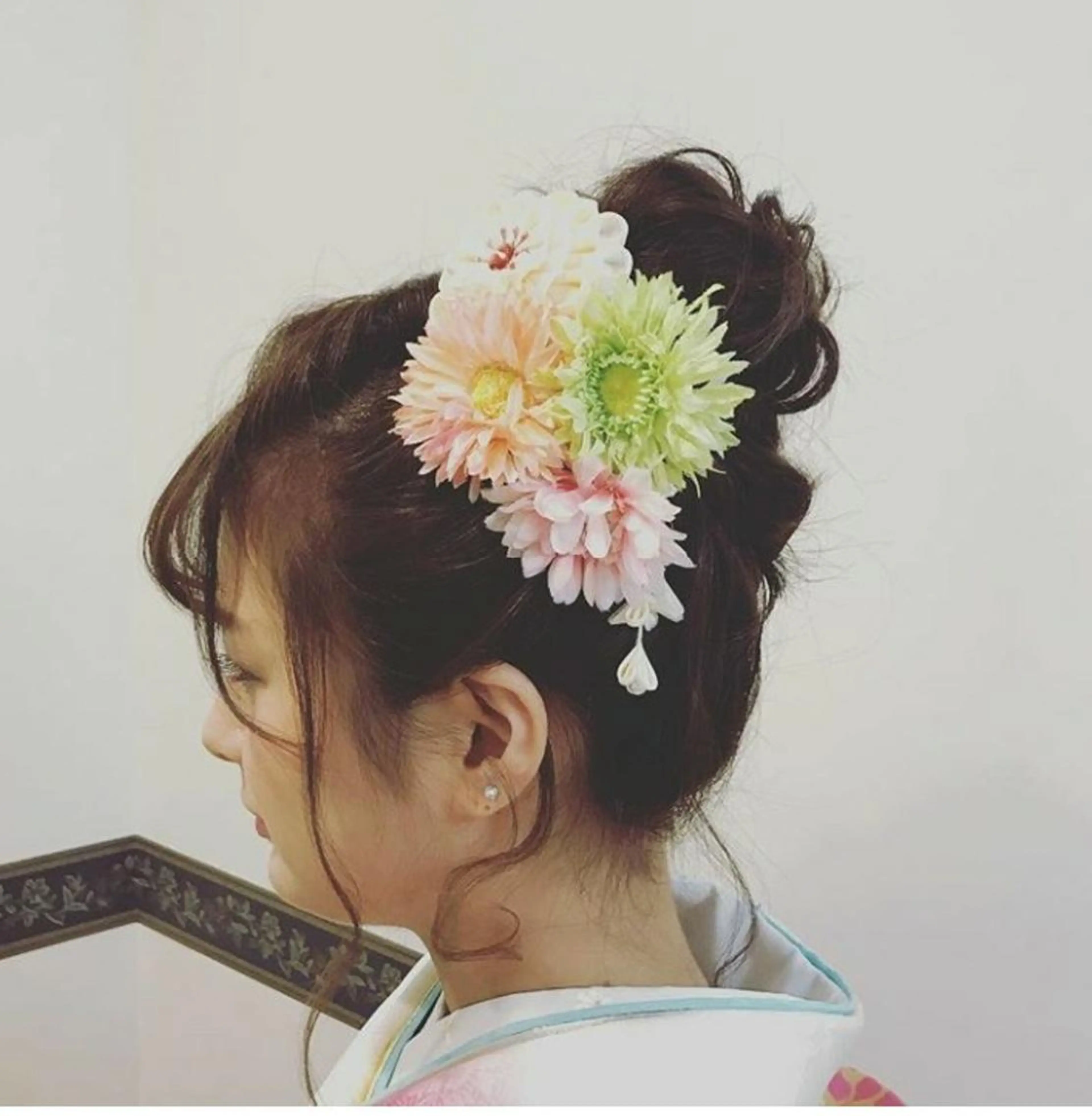 ヘアアレンジ セミロング Hair&Make  Delight*のヘアスタイル