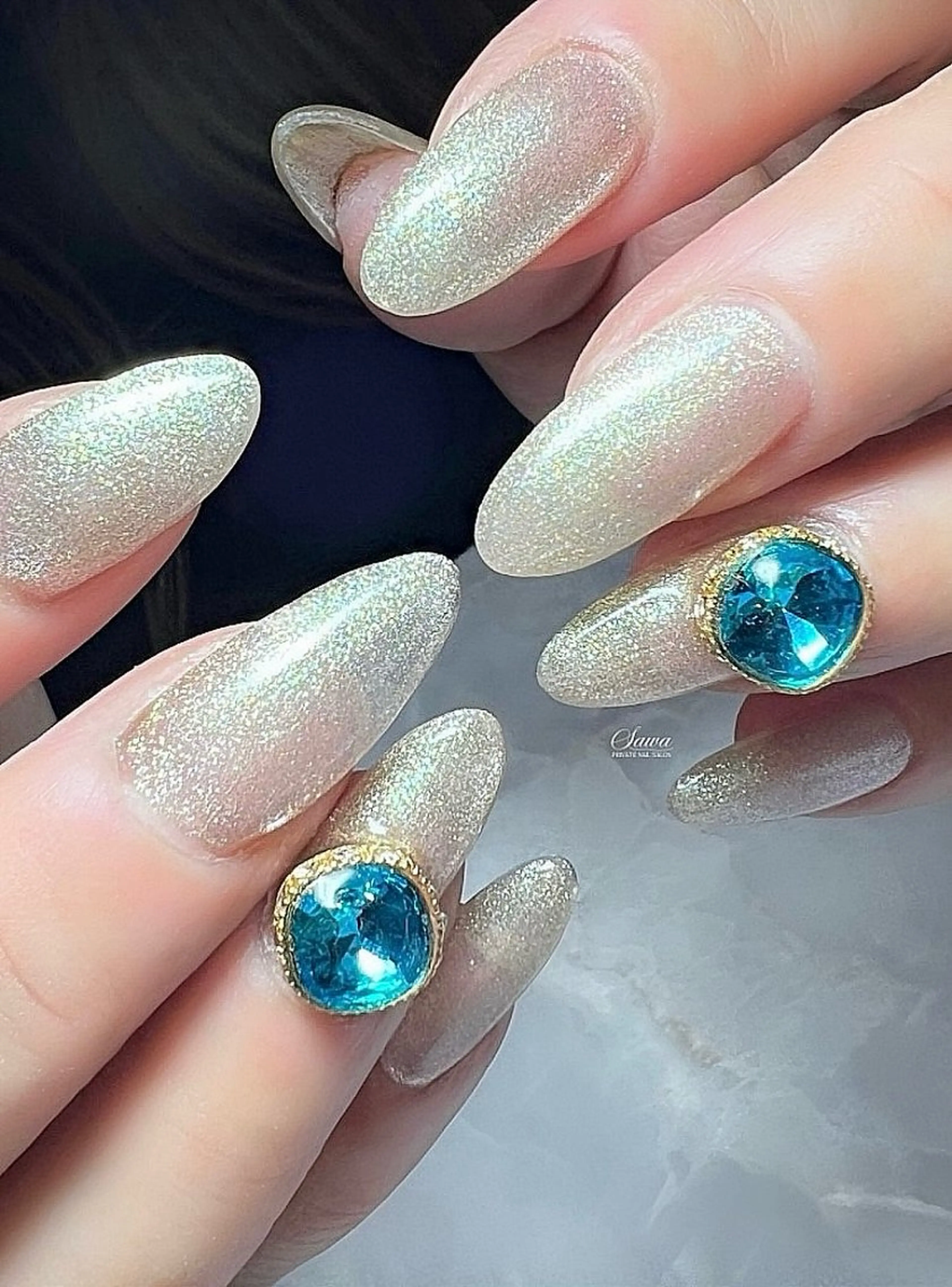 ネイル マグネットネイル ハンドネイル KUON 野澤 実加のネイルデザイン