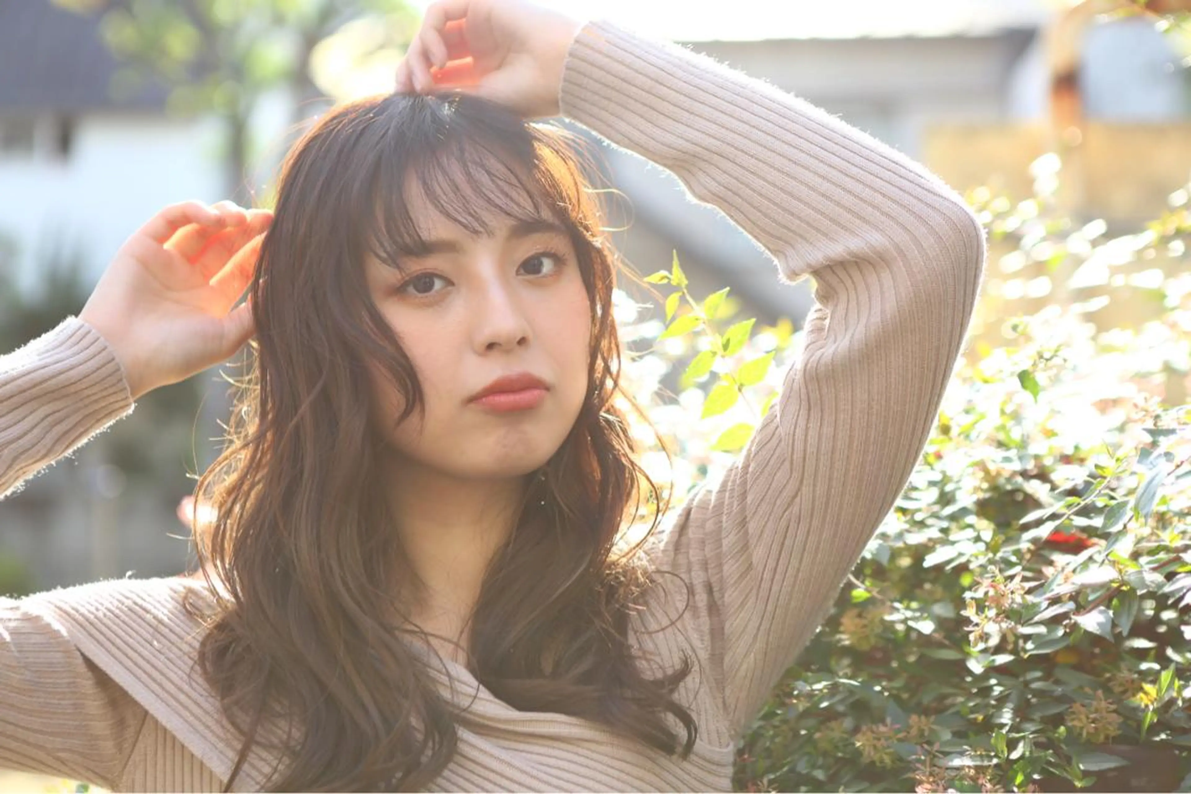 カラー ブラウンカラー ナチュラルブラウン glam ミサキのヘアスタイル