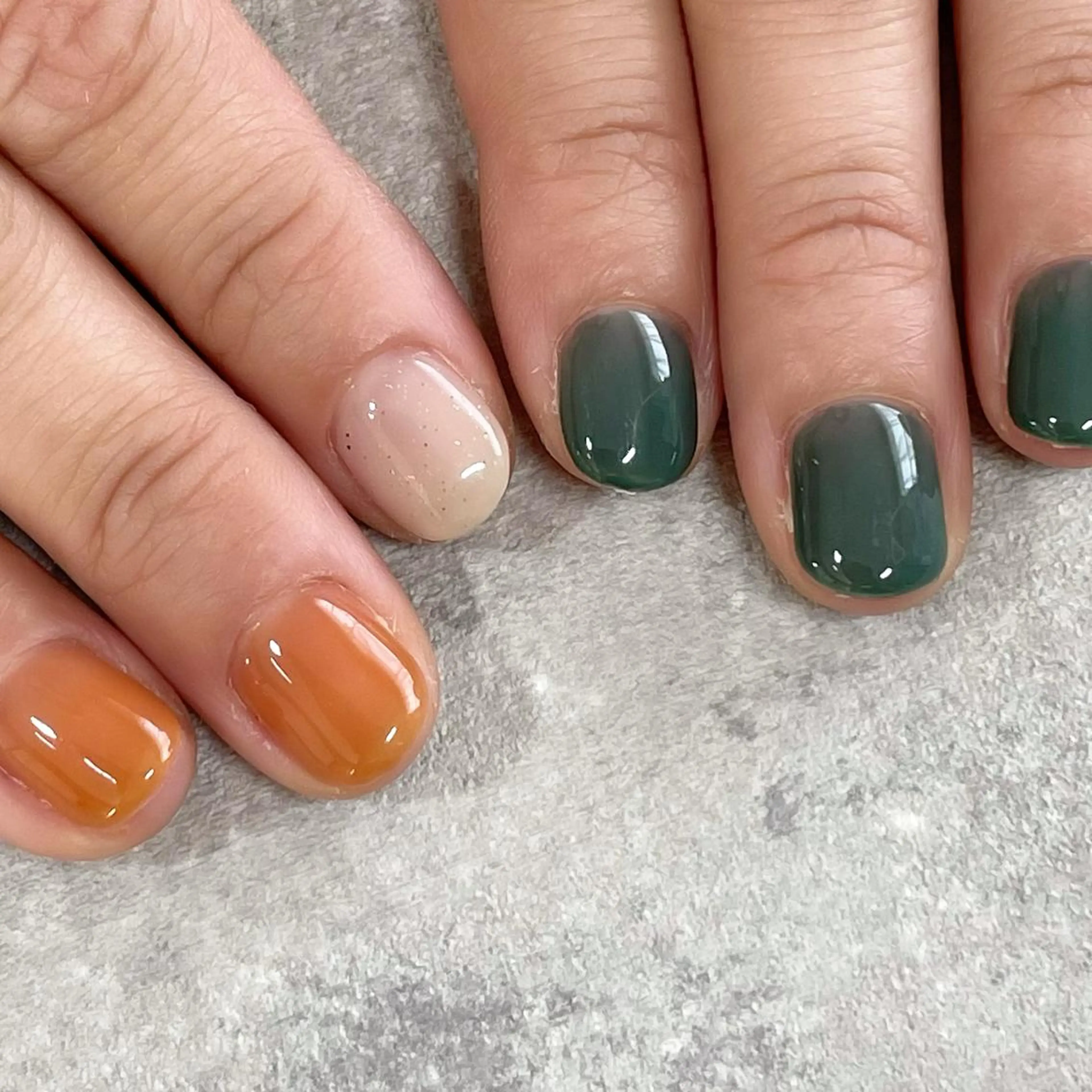 ネイル ワンカラーネイル 東 千夏のネイルデザイン