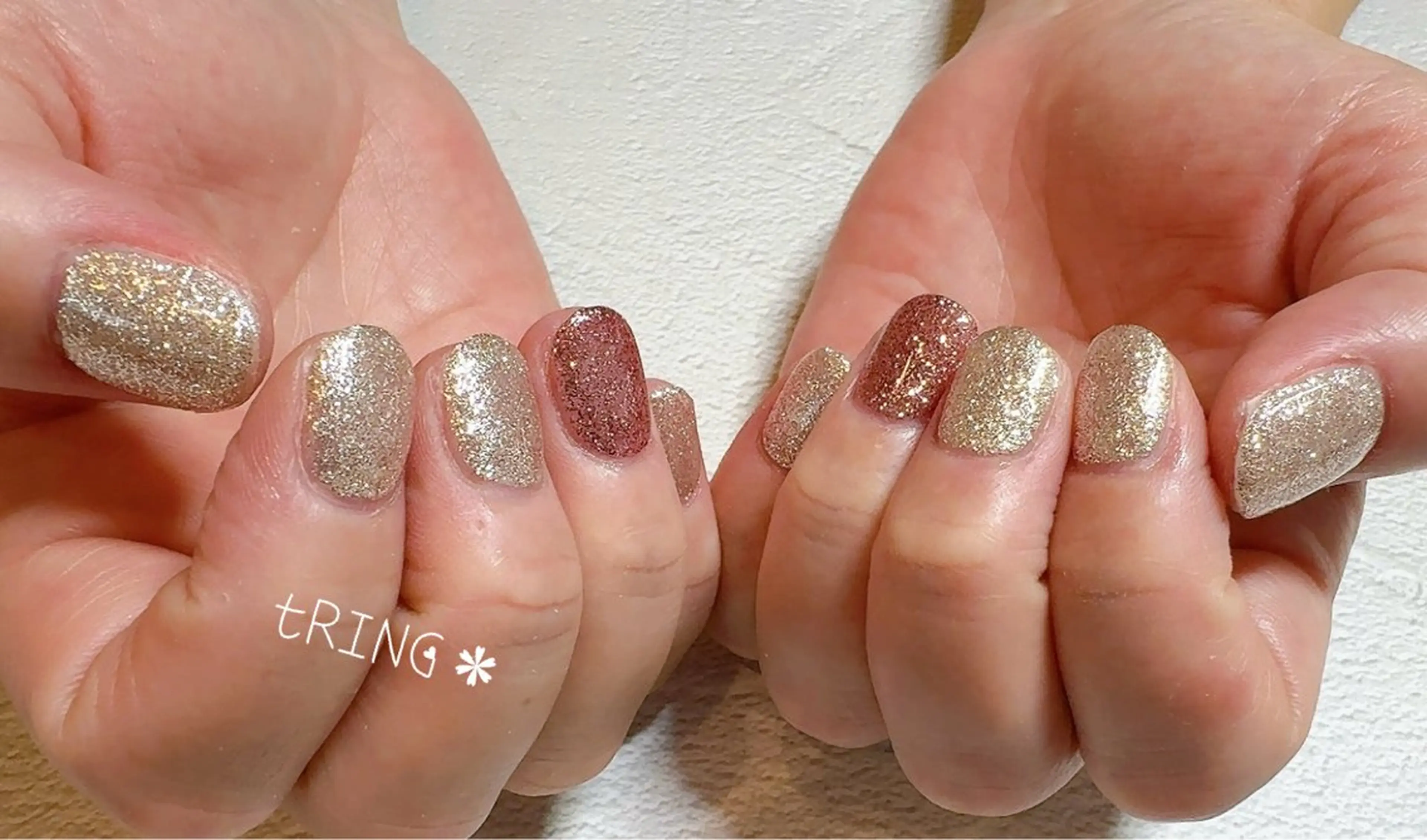 ネイル ハンドネイル tRING＊ しいの木台のネイルデザイン