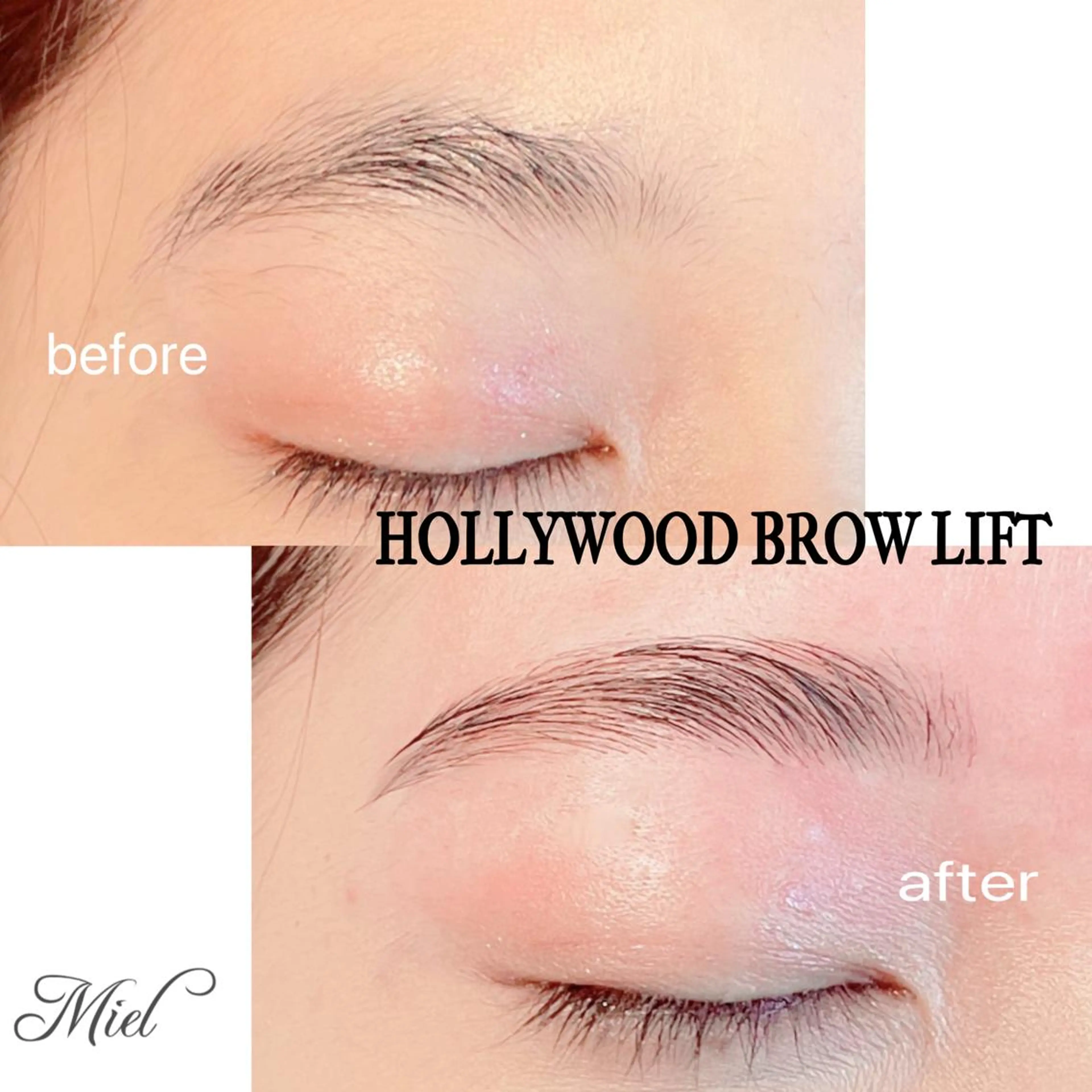 アイブロウ ハリウッドブロウリフト 眉毛ワックス脱毛 Mori ✨Mystical✨のマツエク・マツパデザイン