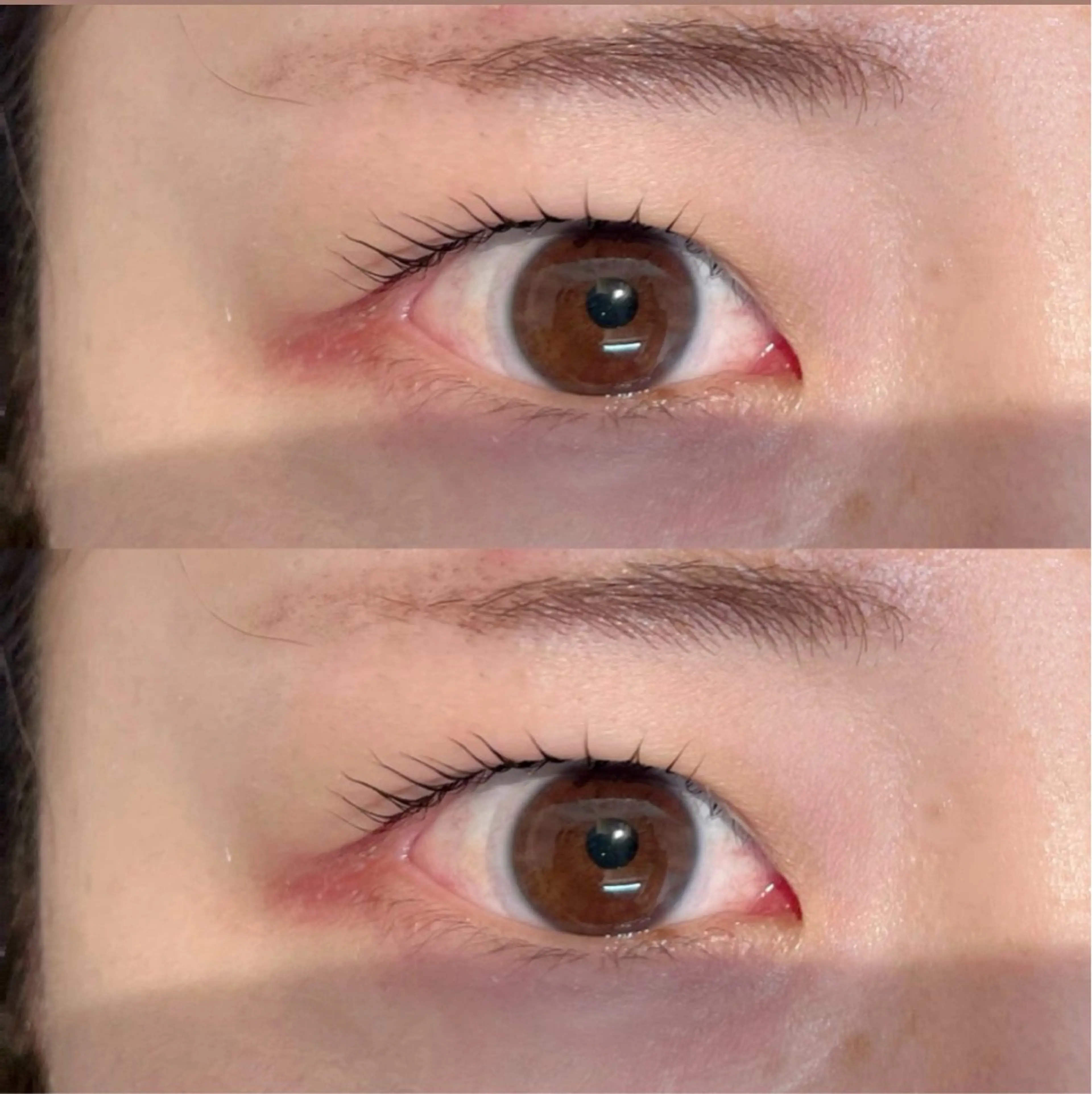 マツエク・マツパ 🎈モテ暖色× 艶カラーちなり🎈のマツエク・マツパデザイン