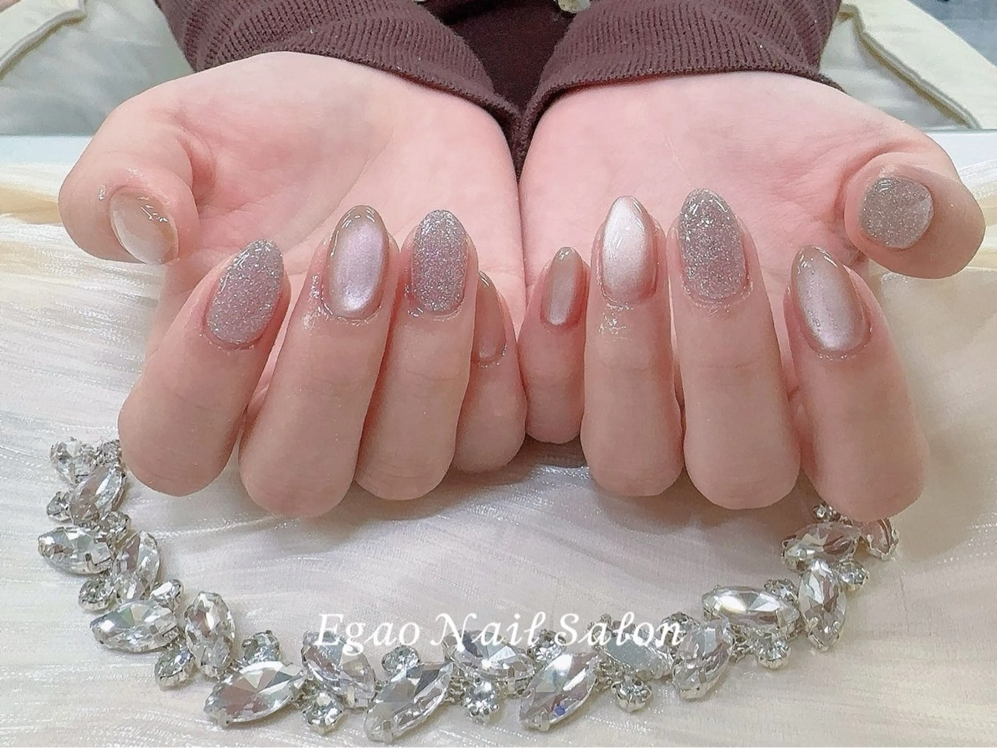 ネイル フットネイル ジェルネイル 韓国ネイル マグネットネイル メンズネイル ハンドネイル Egao Nail Salonのネイルデザイン