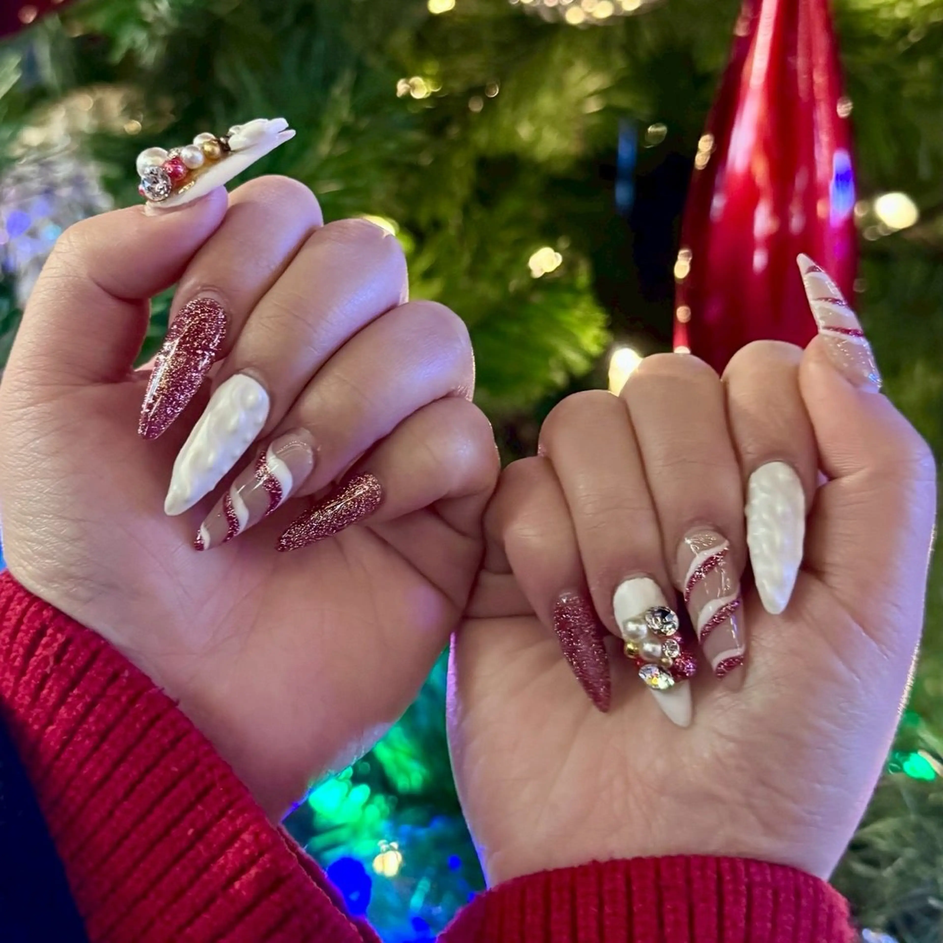 ネイル 冬ネイル クリスマス C nail 香取店のネイルデザイン