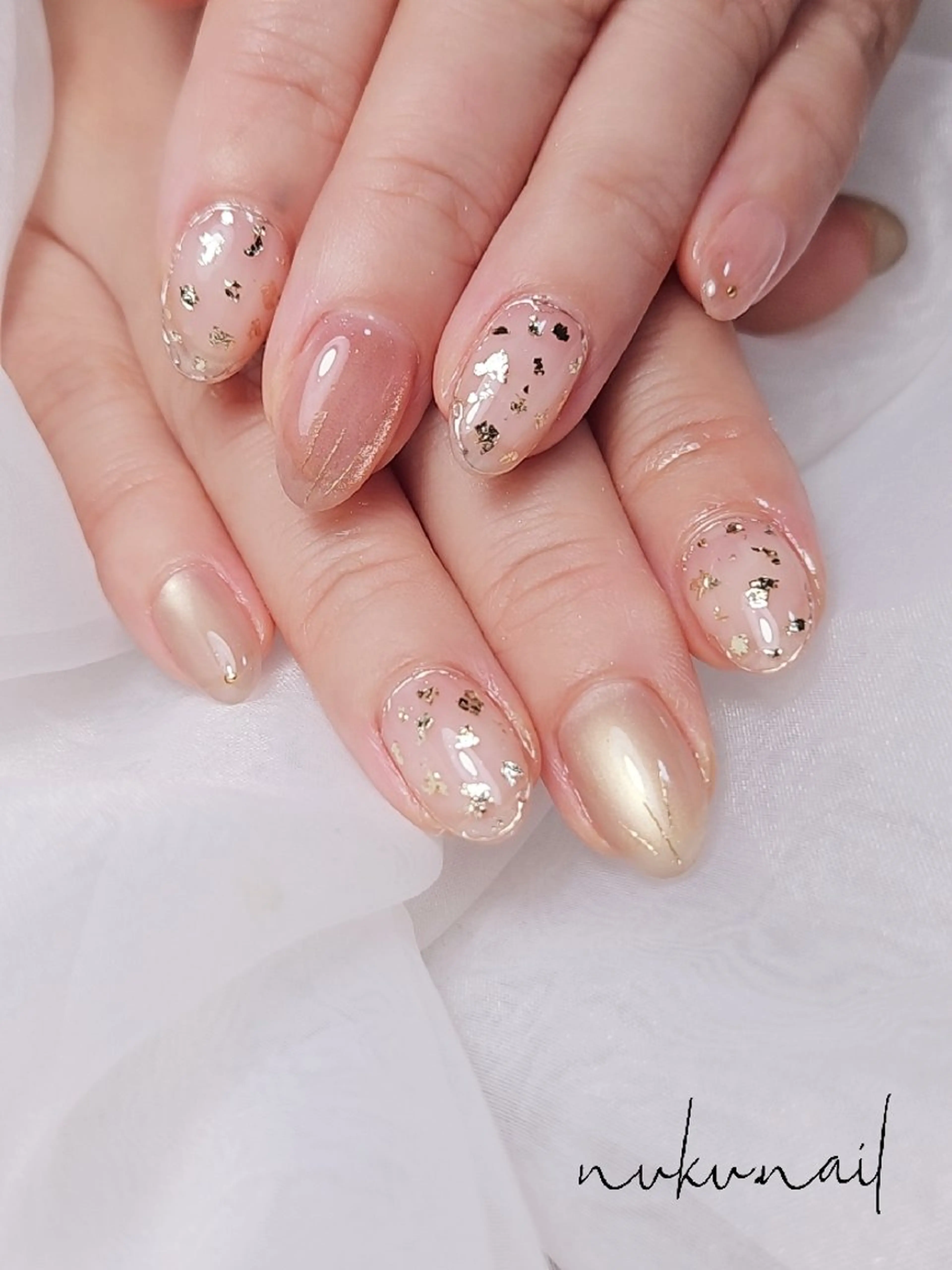 ネイル シンプルネイル nuku.nail 　namiのネイルデザイン