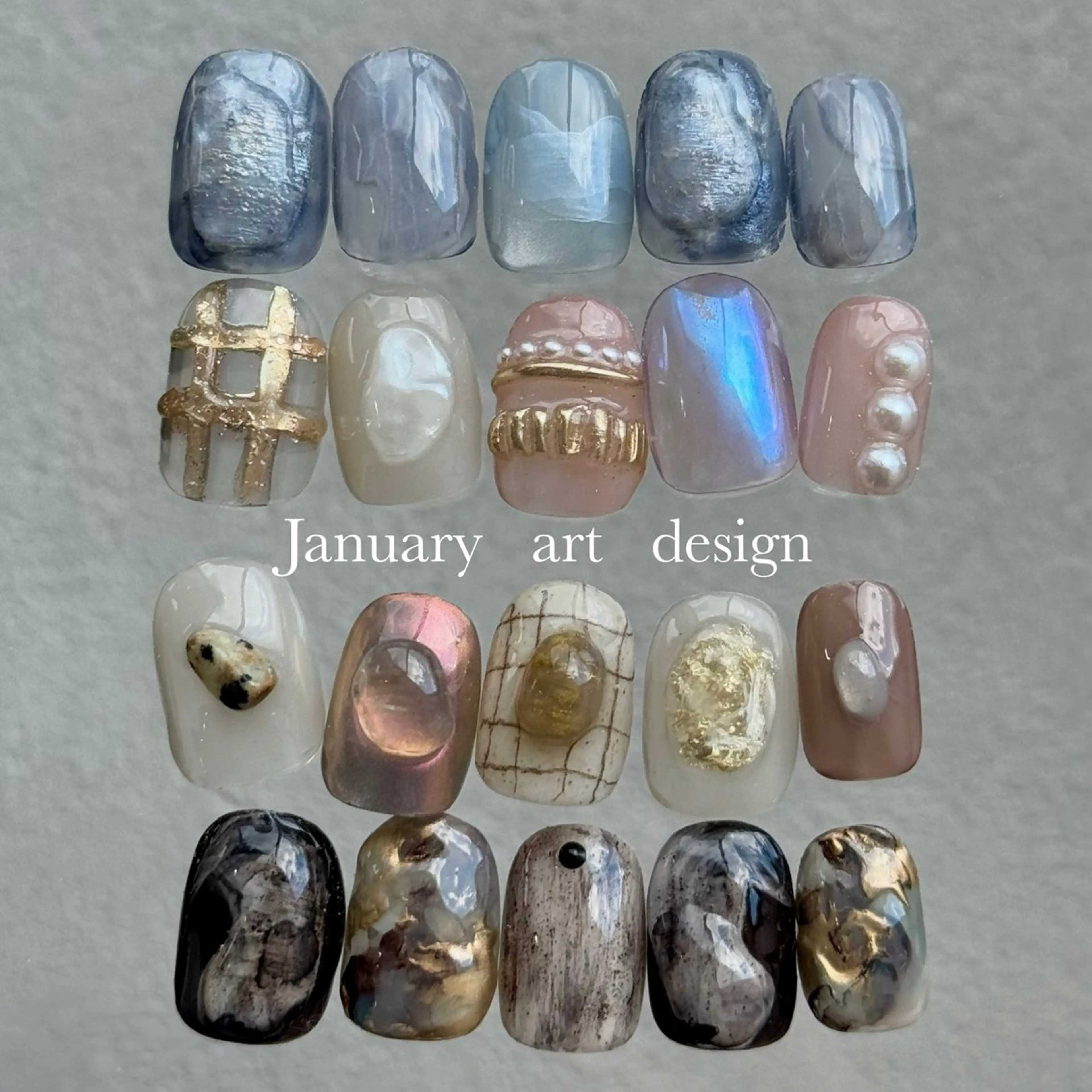 ネイル アートネイル ジェルネイル 持ち込み ニュアンスネイル パラジェル norme_ akiのネイルデザイン