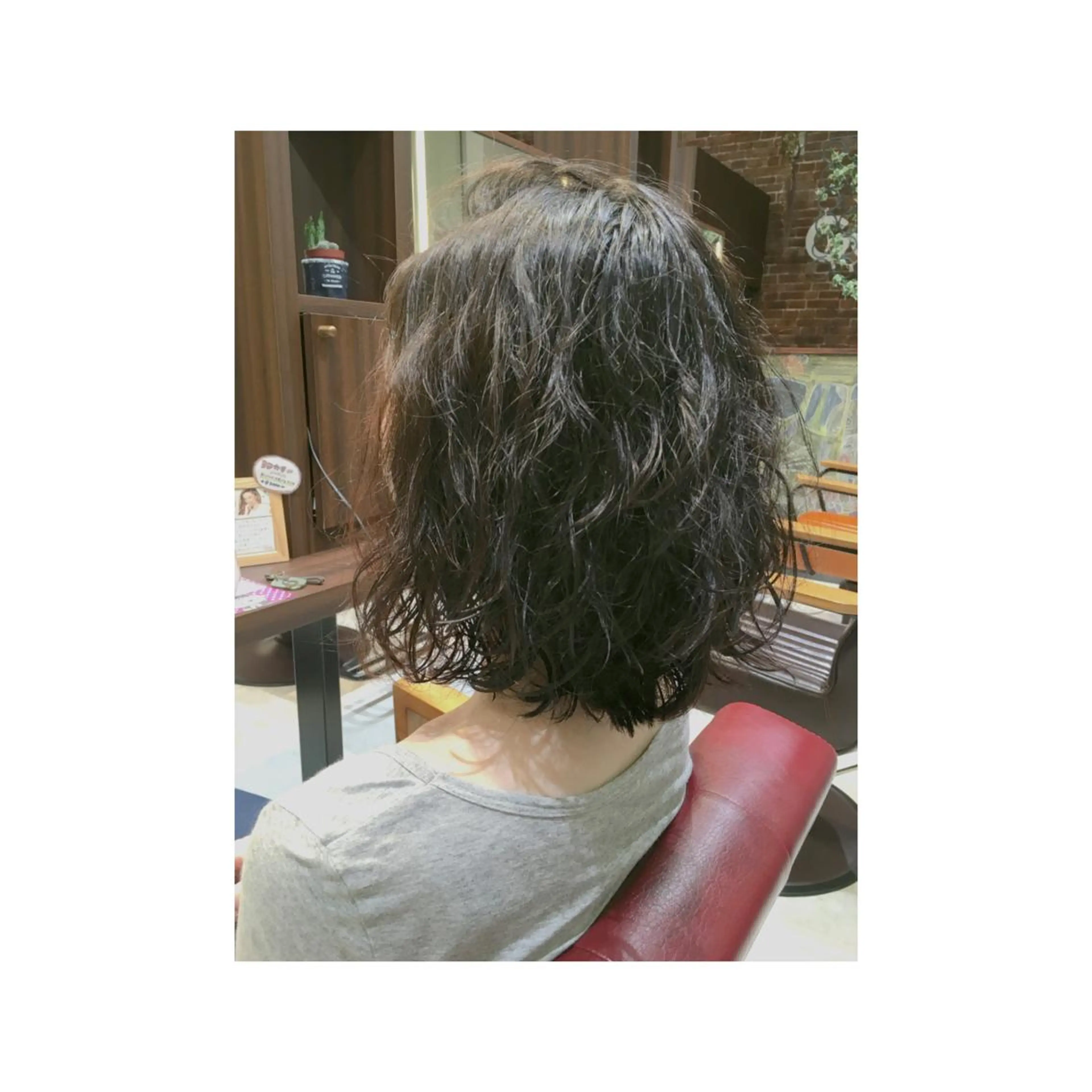 ショート パーマ SAKURA 原宿所属・なかの たくみのヘアスタイル