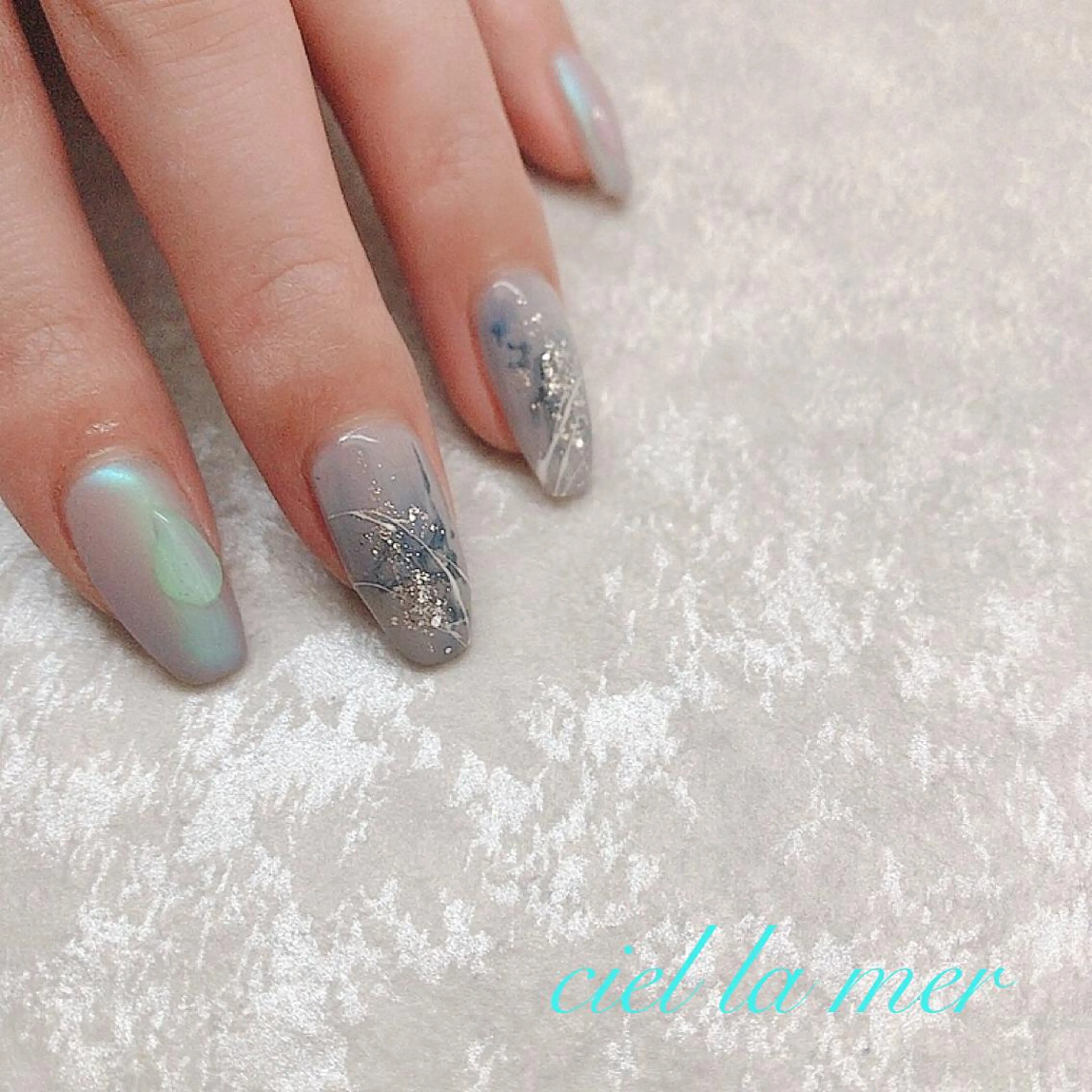 ネイル ハンドネイル フットネイル ciel la merのネイルデザイン