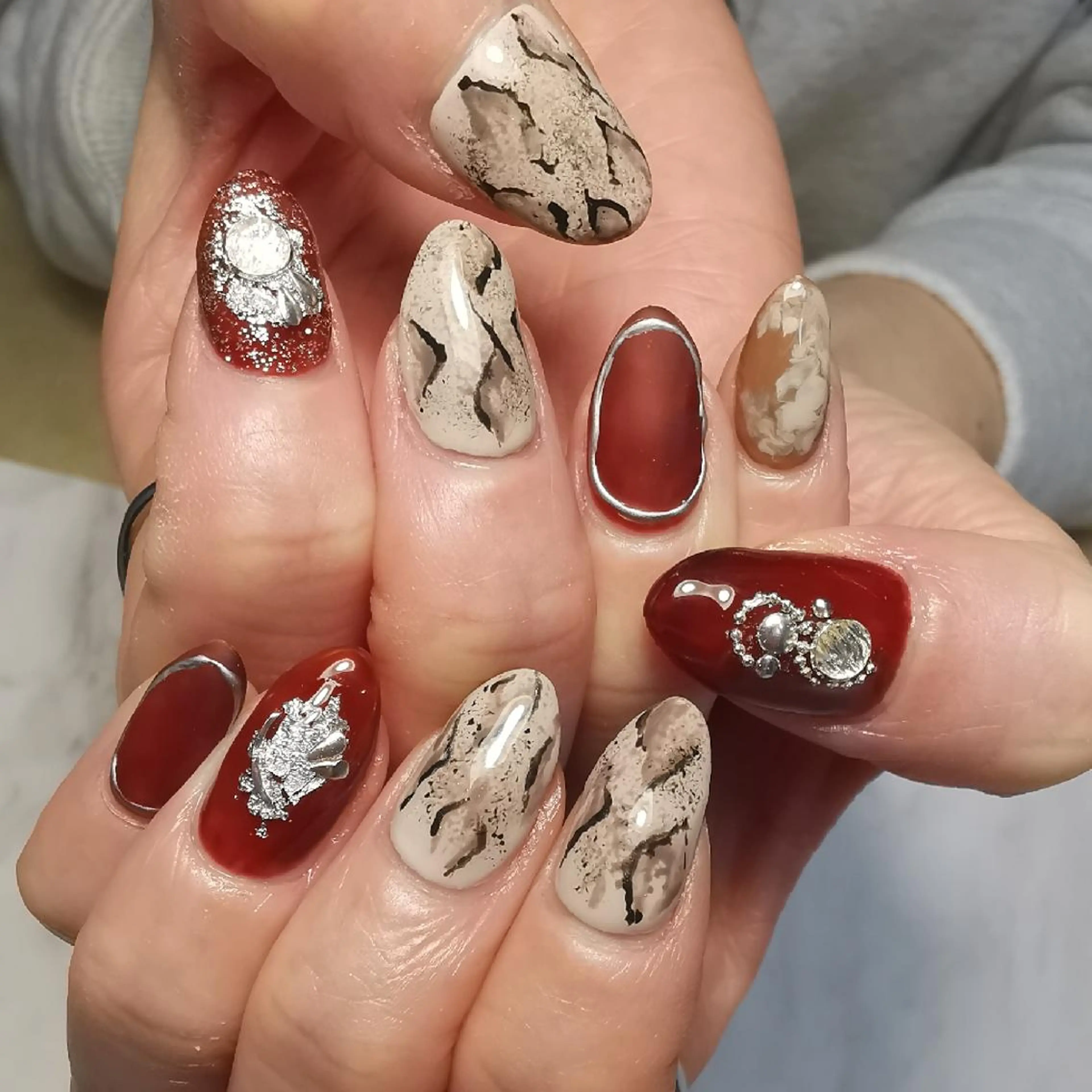 ネイル 持ち込み ハンドネイル reve あやののネイルデザイン