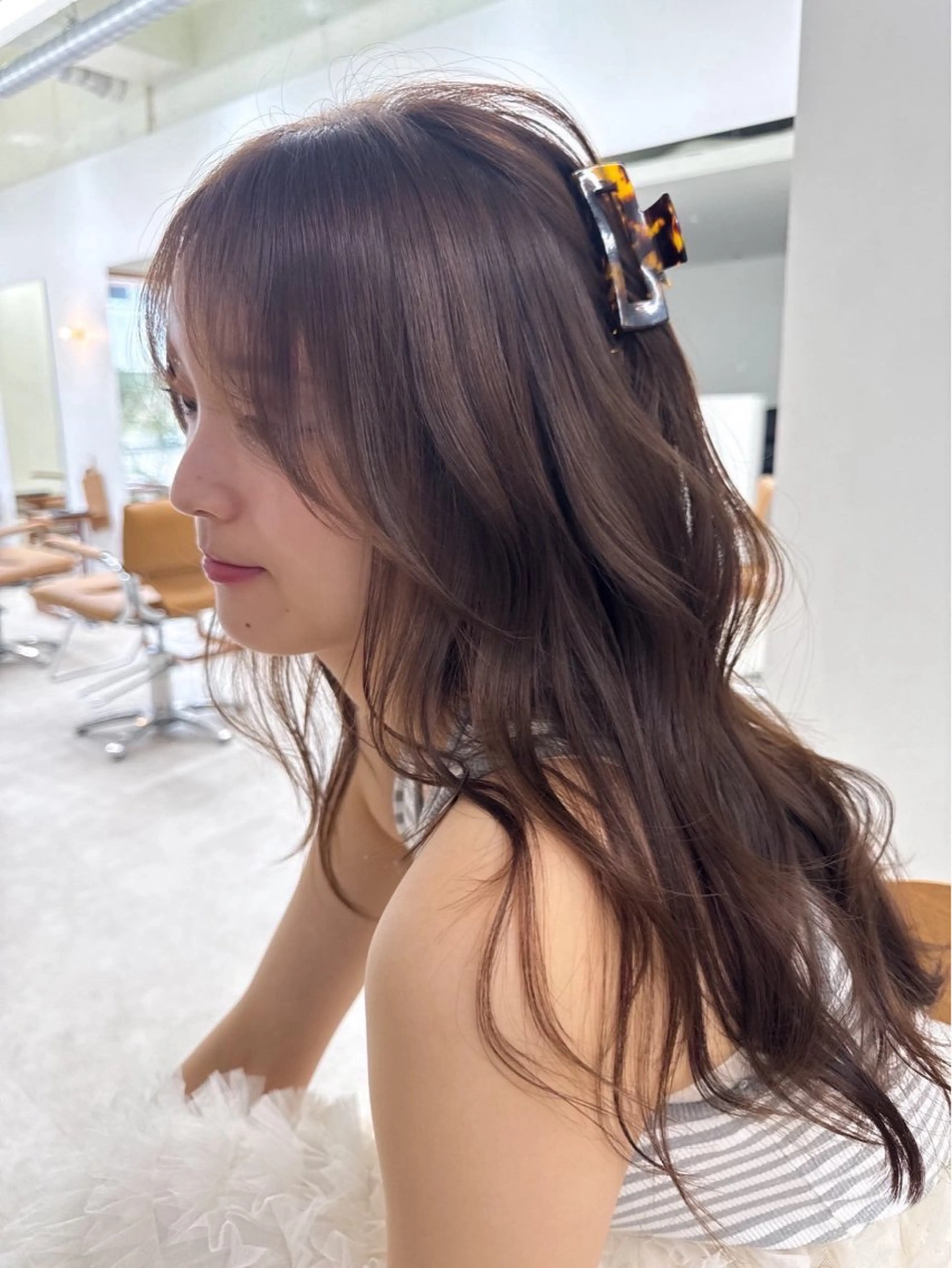 ロング カラー ヘアアレンジ ヘアカラー TOA/福岡 JIL BLANのヘアスタイル