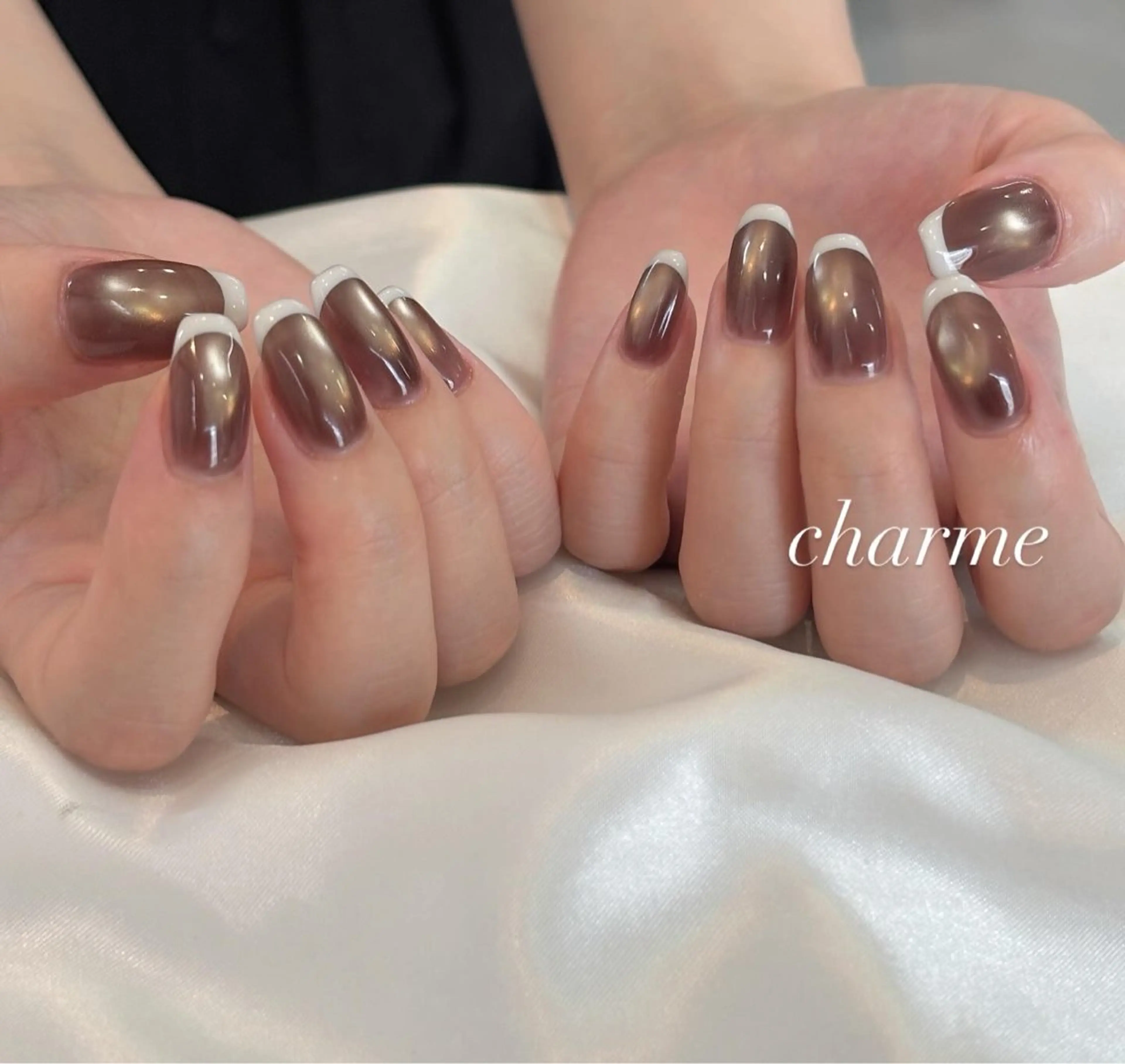 ネイル マグネットネイル ハンドネイル charme nailのネイルデザイン