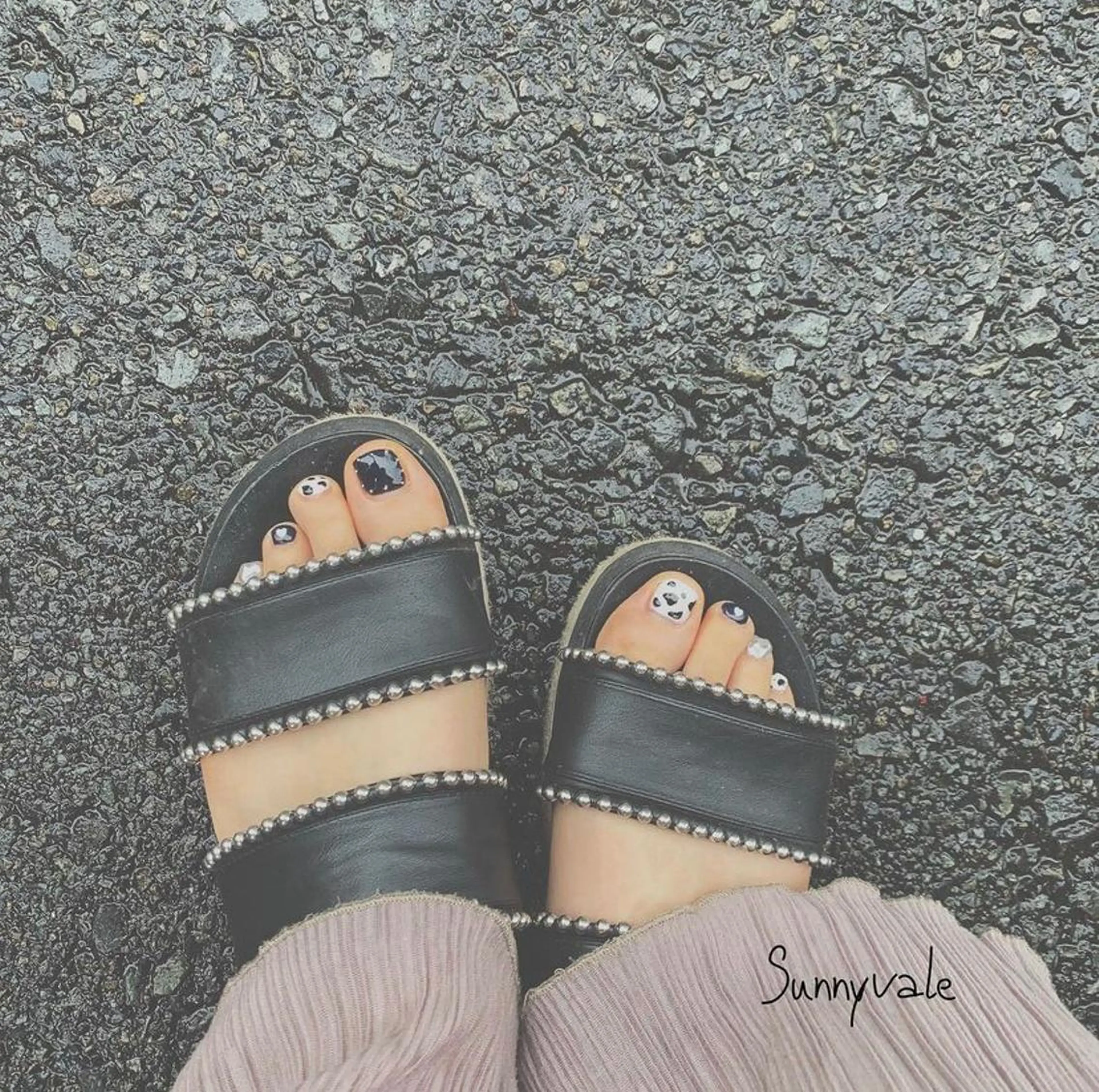 角質ケア及びフットバスの写真