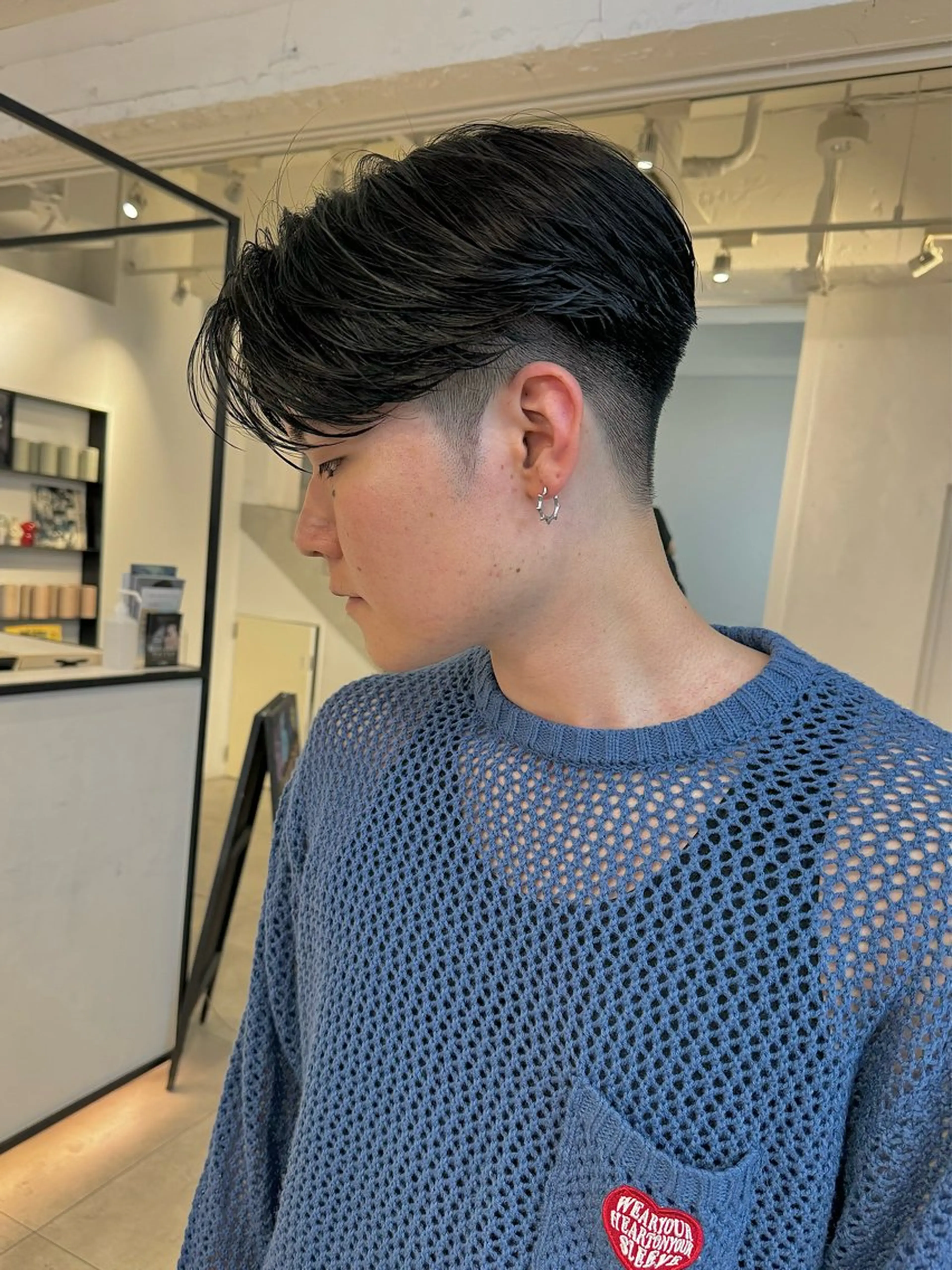 ショート パーマ メンズ カット パーマ 🇰🇷カルマパーマ kaito🇰🇷のヘアスタイル