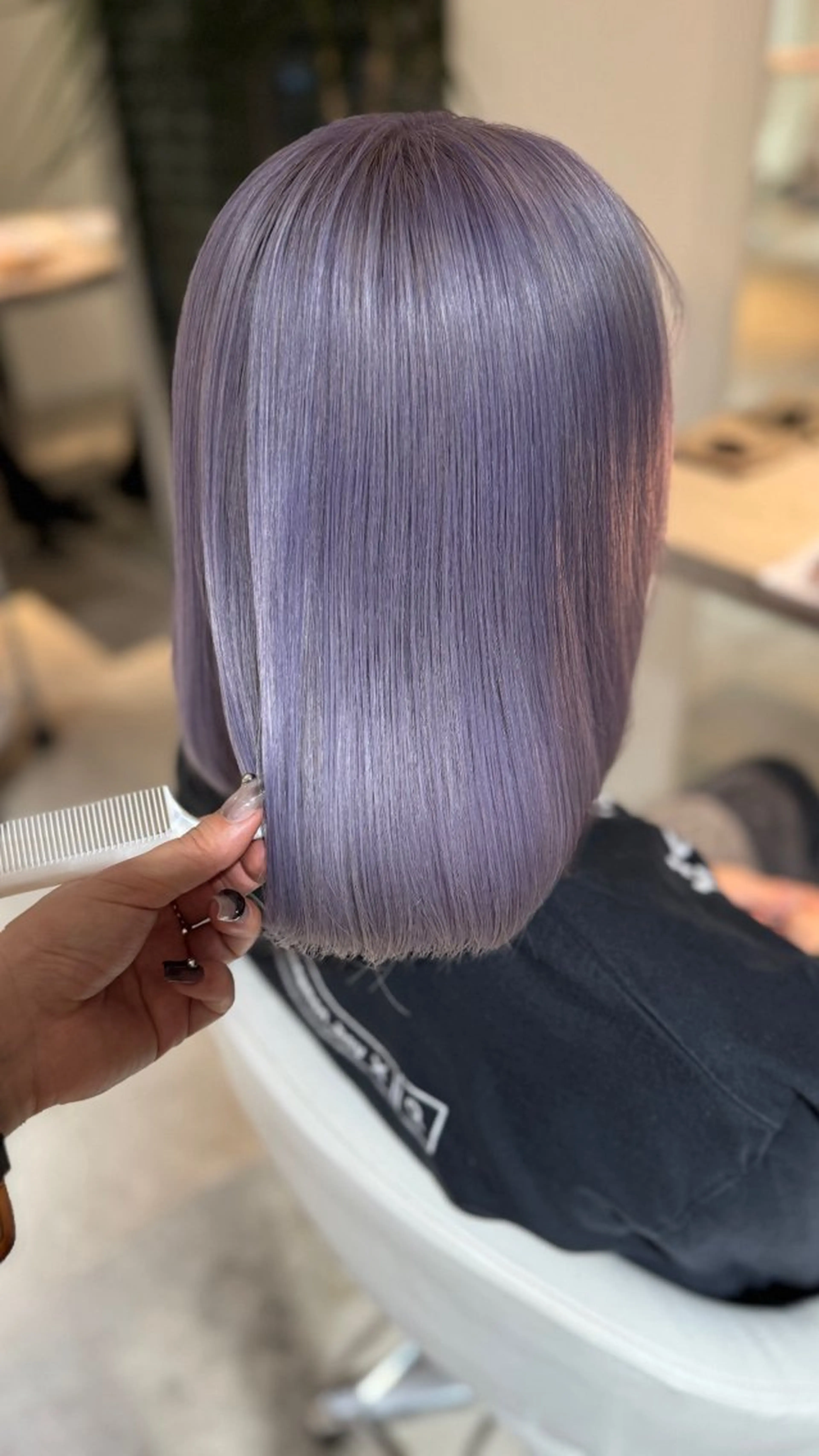 🦄高発色トリプルカラー🦄カット + Ｗケアブリーチ + ケアカラー 💎6stepTR✨コテ仕上げ🐩の写真