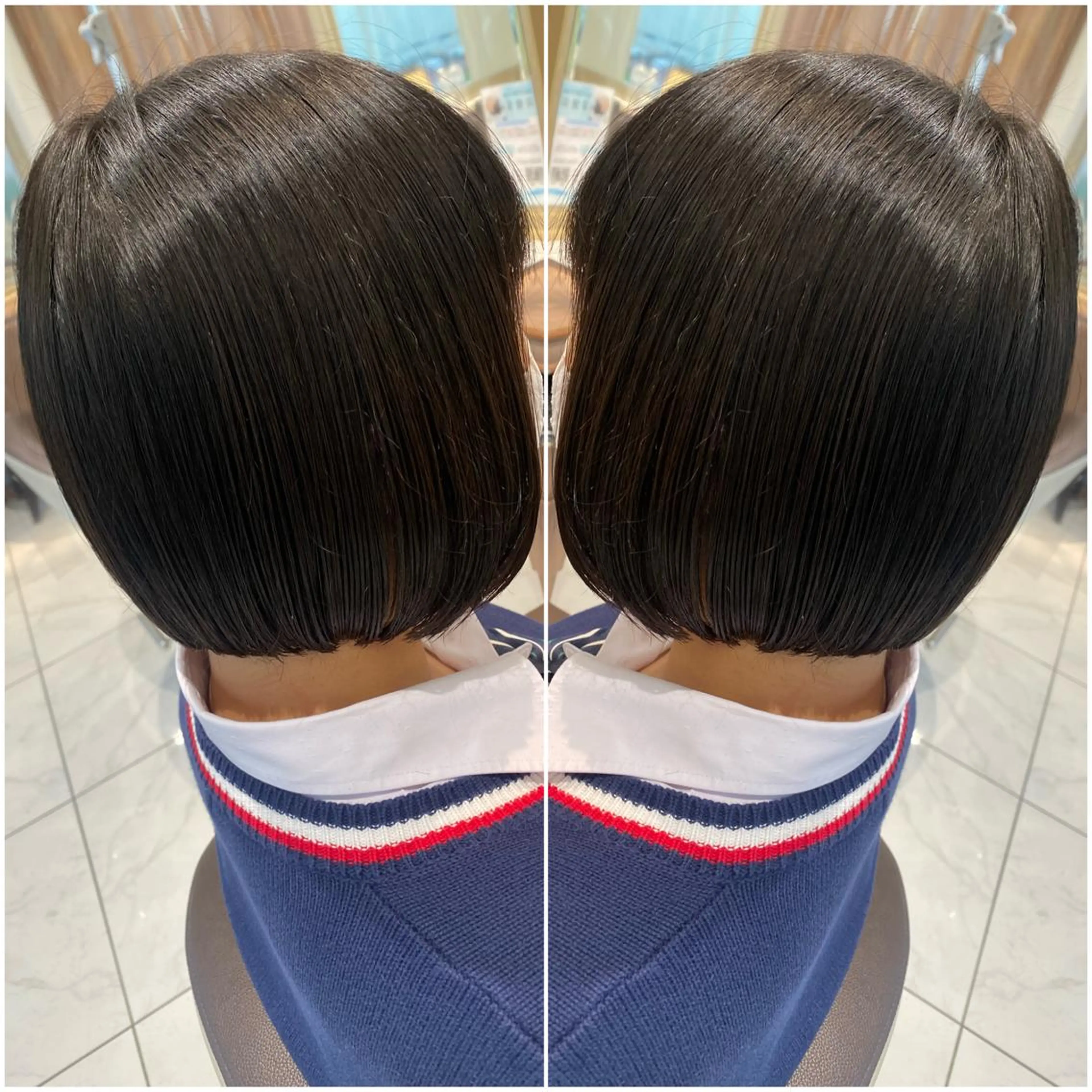 ショート カット 全席個室　暖色カラー Zina松園優香🌸のヘアスタイル