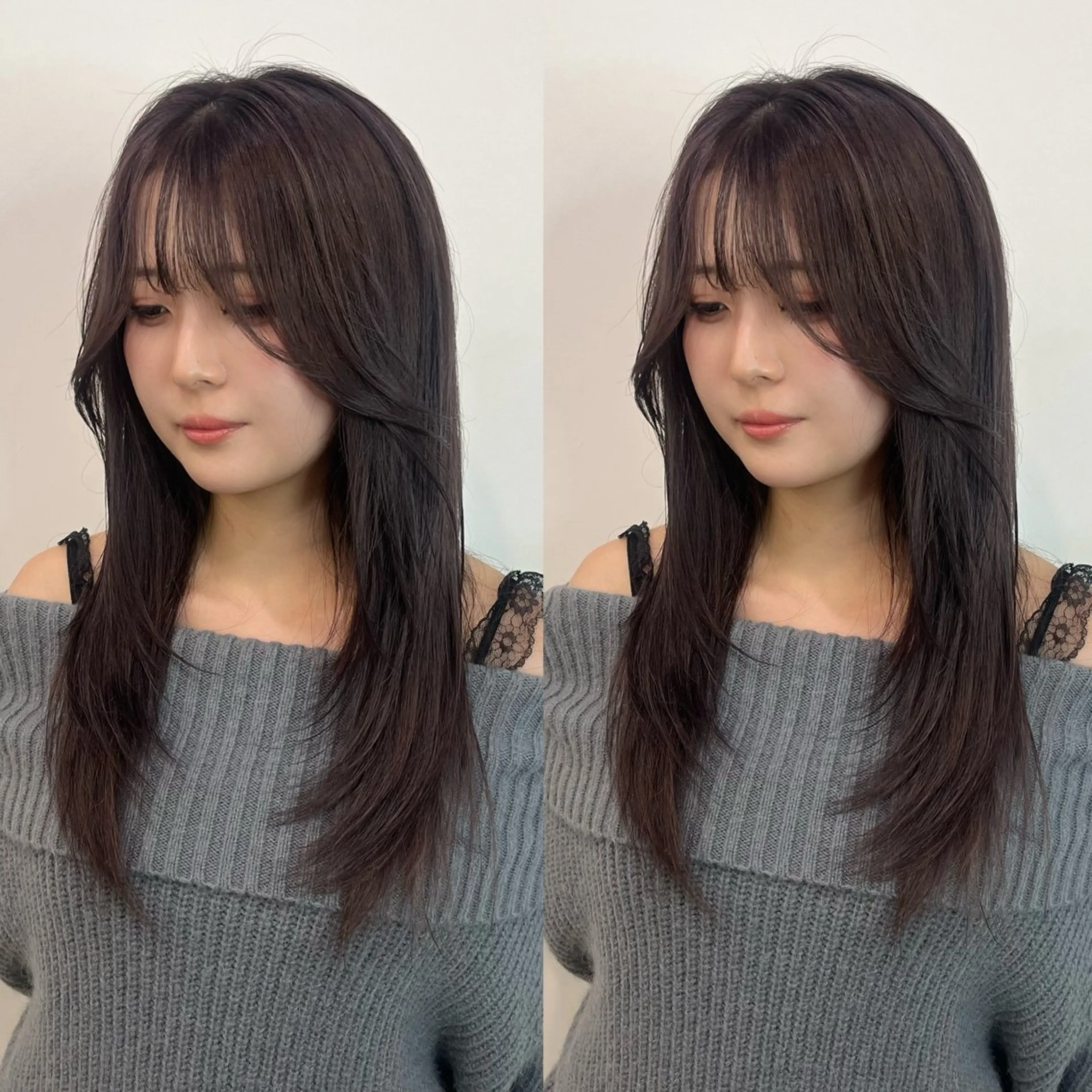 ロング カラー パーマ ヘアアレンジ メンズ ダブルカラー 顔周りカット 髪質改善 レイヤーカット トリートメント カット ヘアカラー トリートメント 💎髪質改善特化💎 RUITOのヘアスタイル