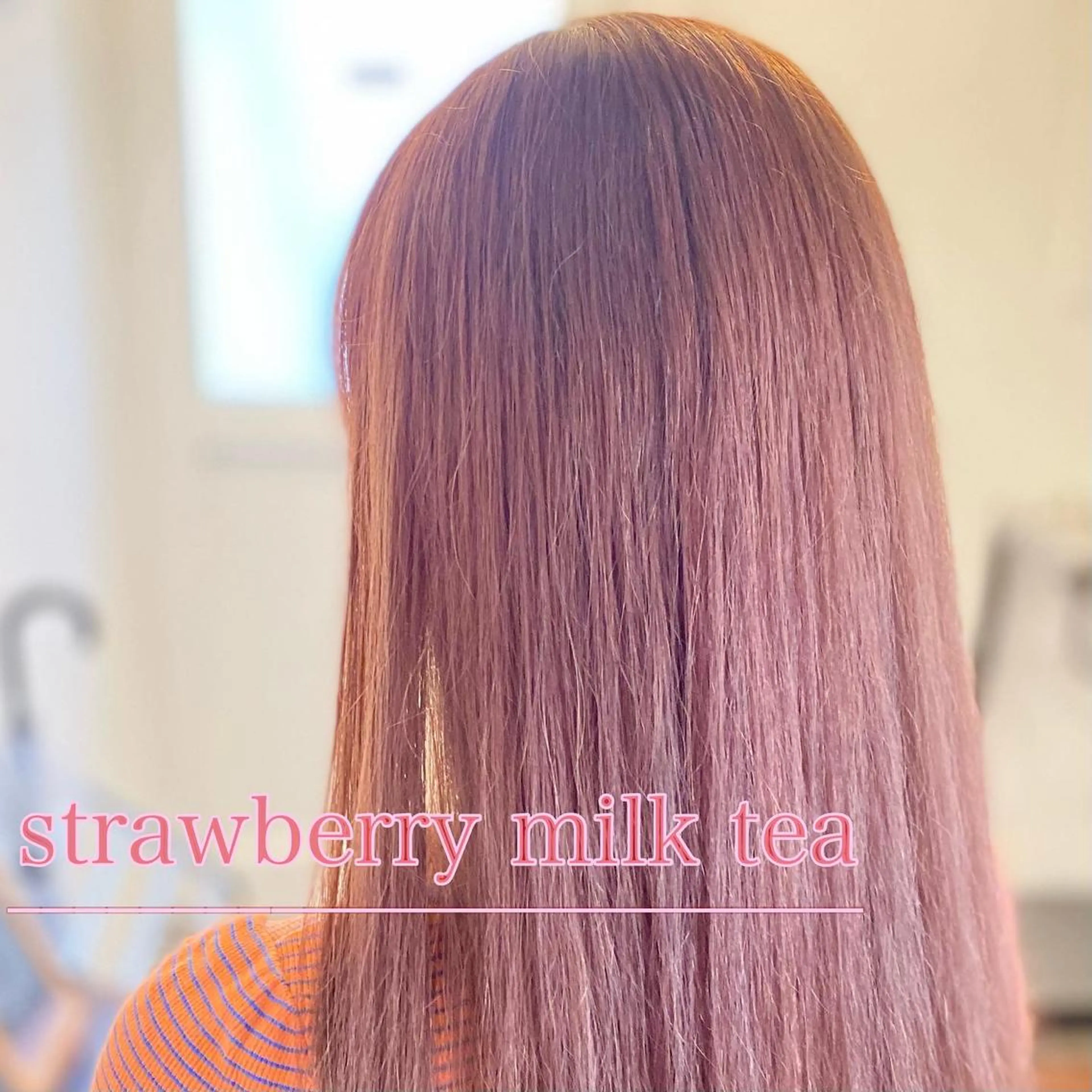 カラー ピンクカラー ハロウィン カット ヘアカラー トリートメント 透明感カラー名駅 名駅みゆのヘアスタイル