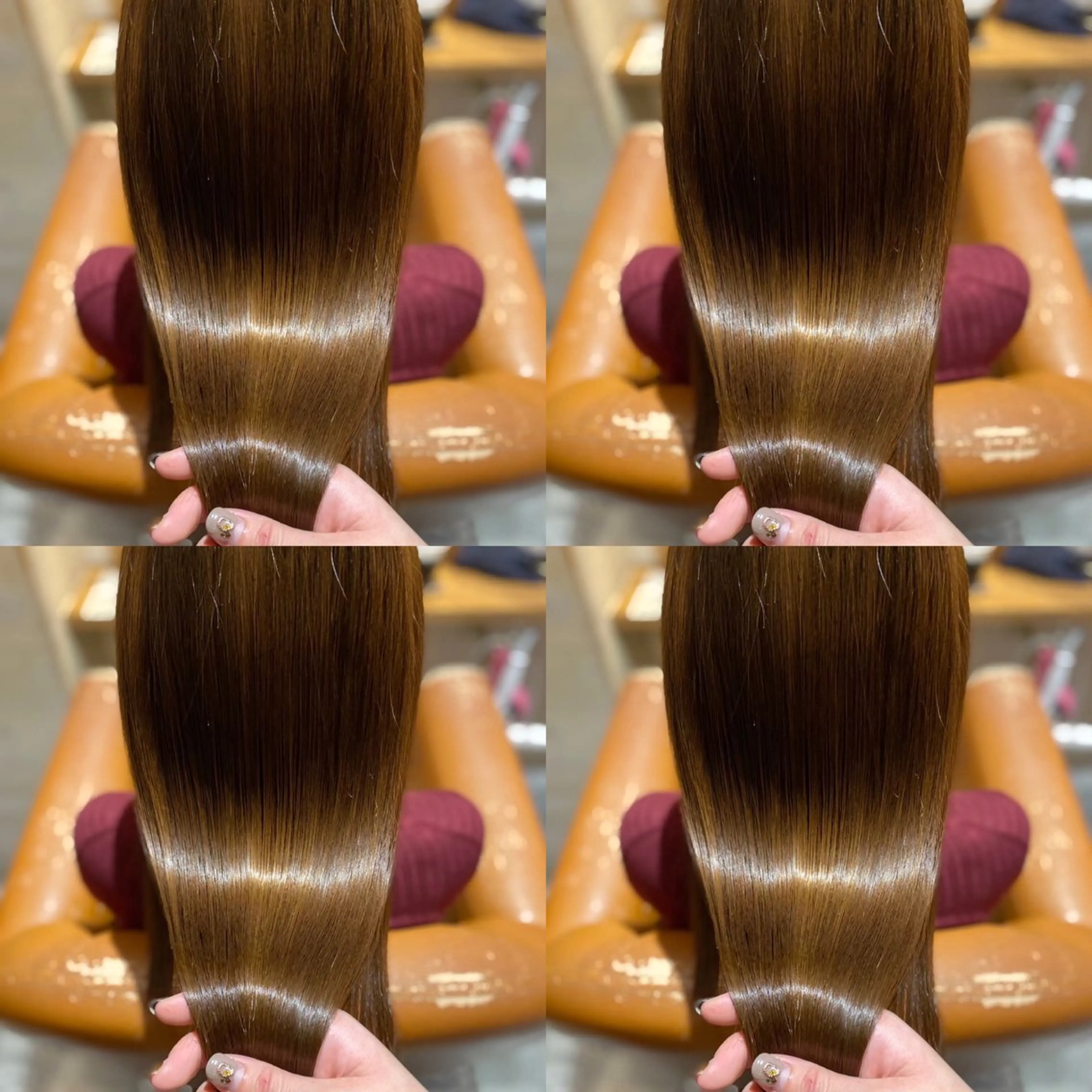 ロング カラー ヘアカラー トリートメント 店長✨️韓国ヘア✖️ 髪質改善カラー／純大のヘアスタイル