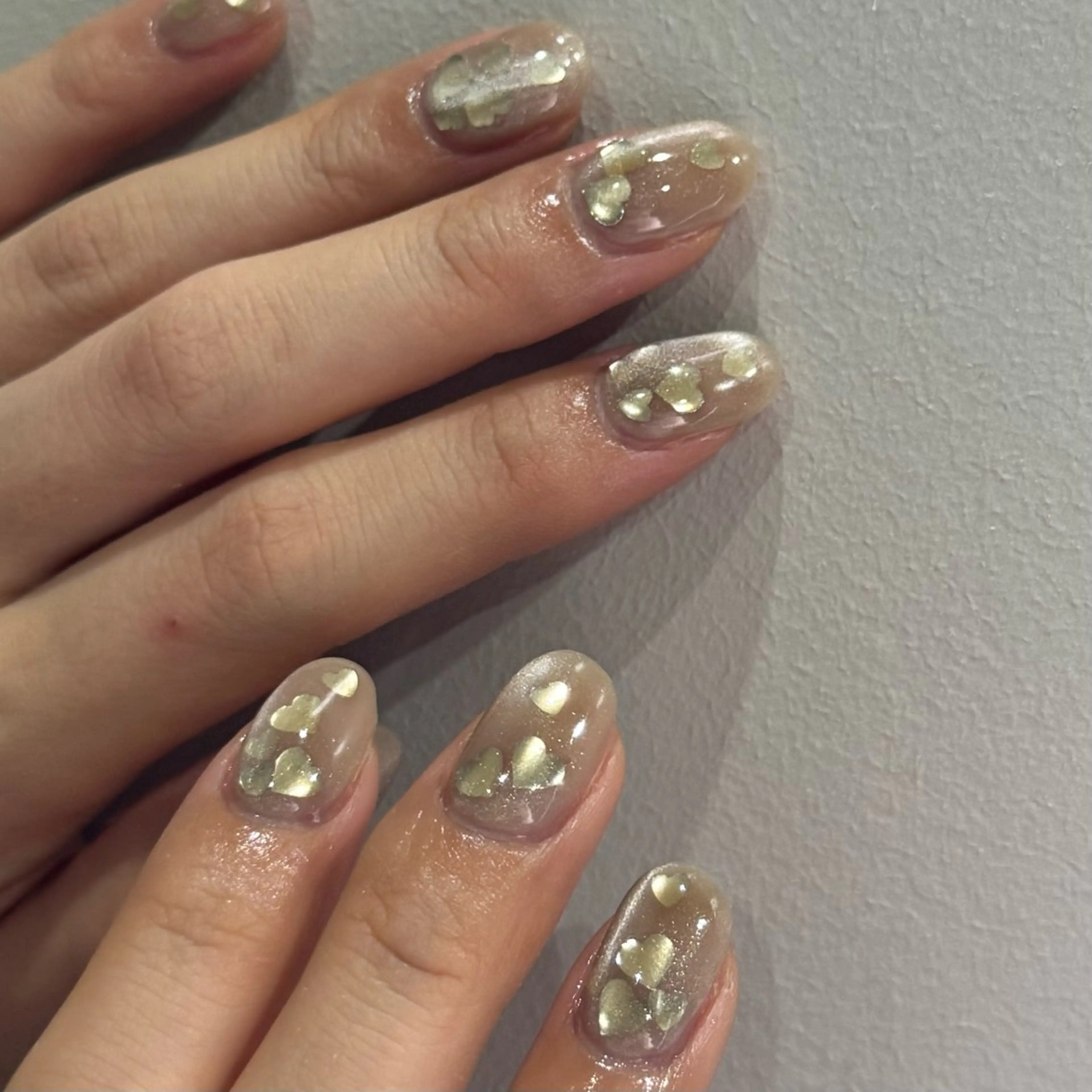 ネイル ハート マグネットネイル ハンドネイル Tigris.所属・Tigris. sadamotoのネイルデザイン