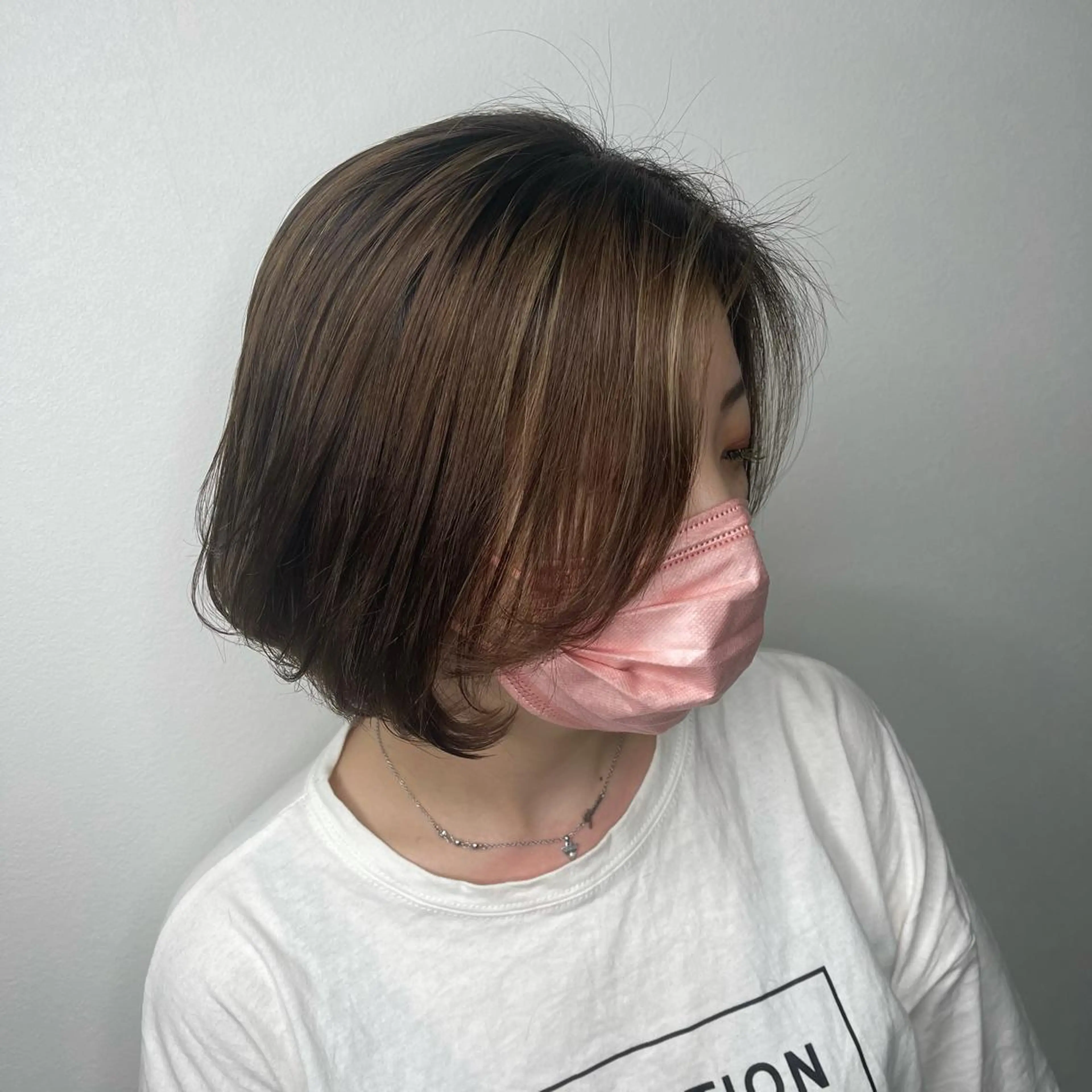 ショート トリートメント &chaLme   心斎橋所属・emi/髪質改善/ 韓国風/艶カラーのヘアスタイル