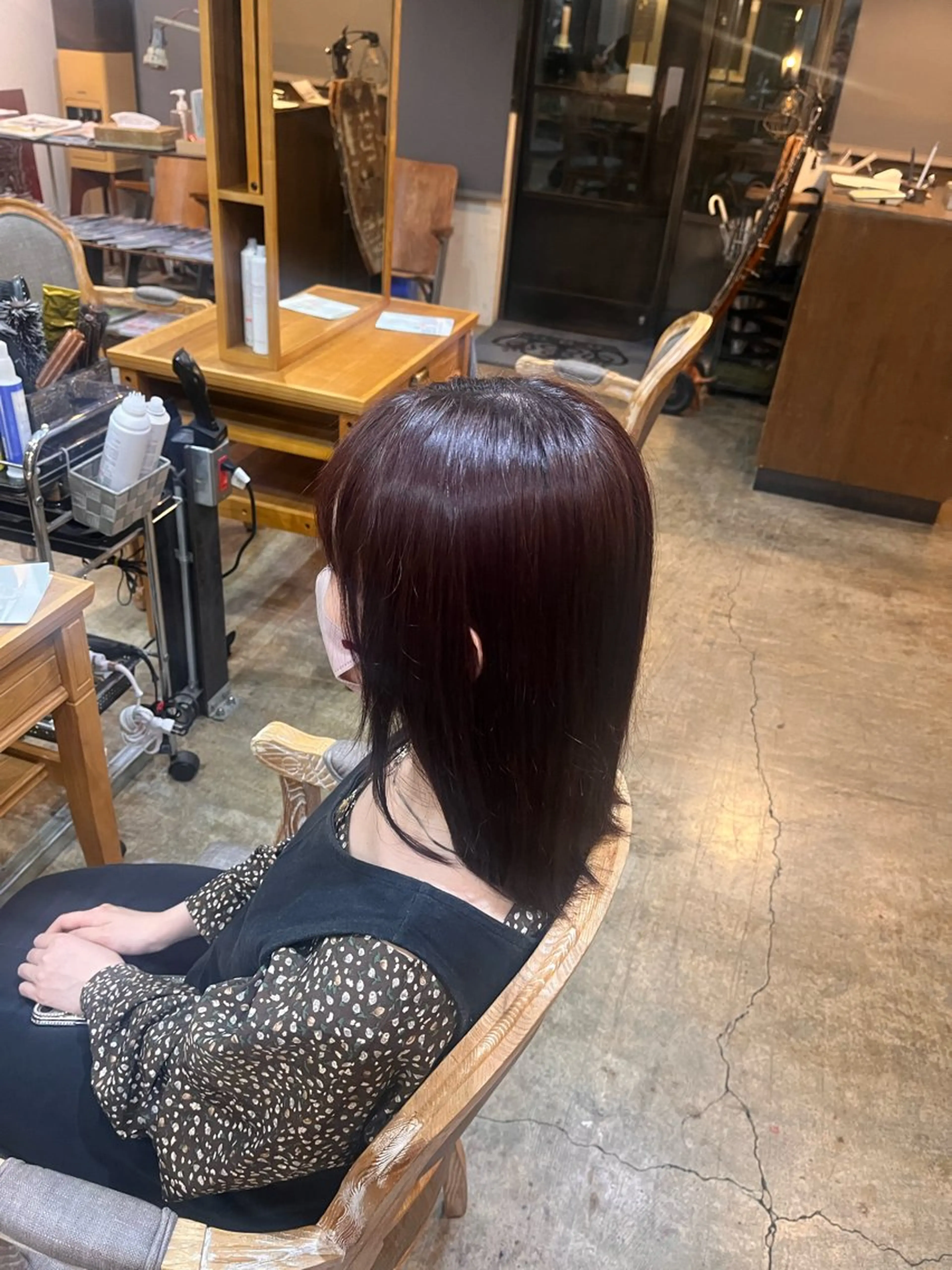 カラー ヘアカラー 松原 樹里のヘアスタイル