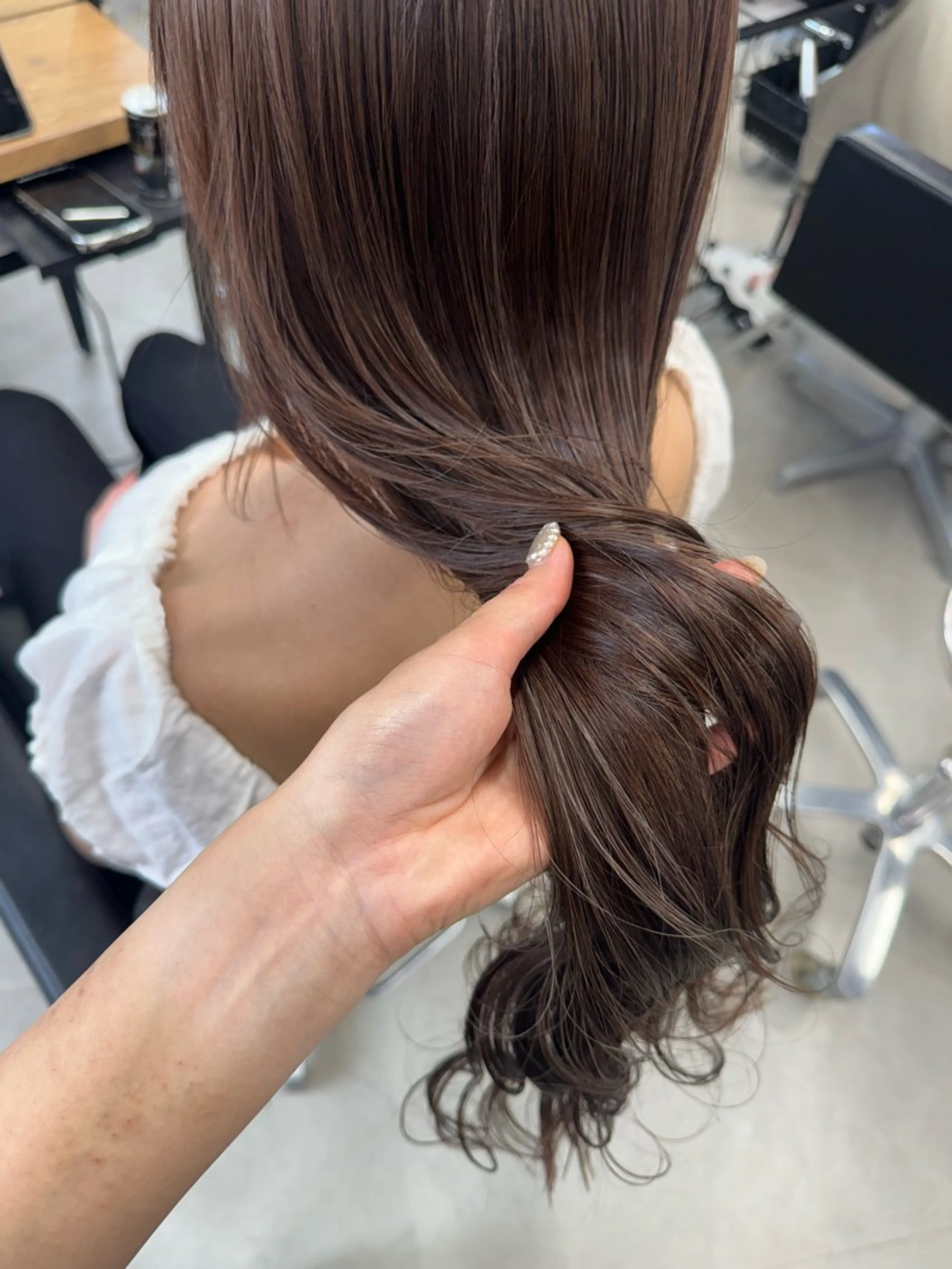 セミロング Rico / bob/グレージュのヘアスタイル