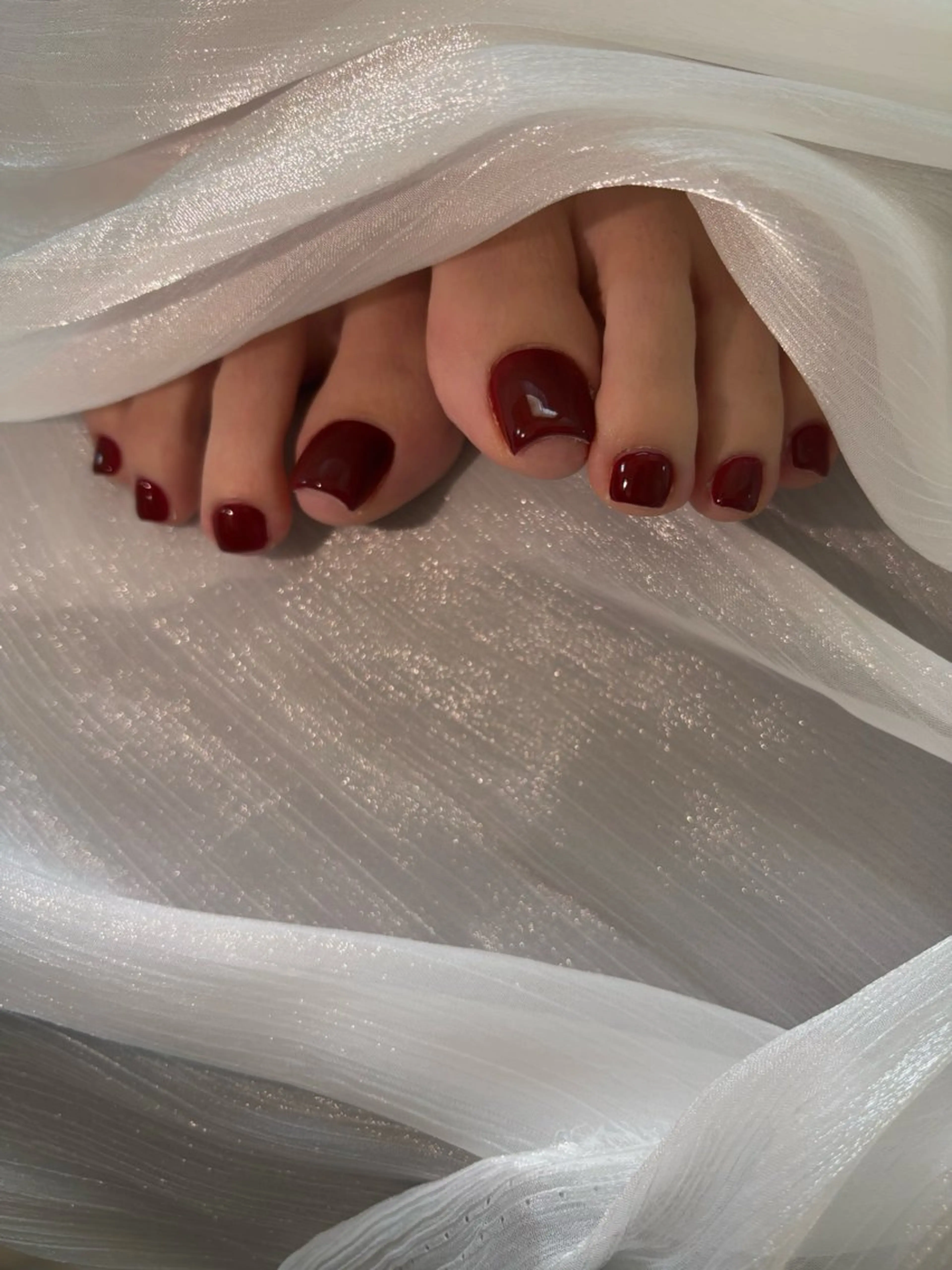 ネイル フットネイル ワンカラーネイル フットネイル K. nailのネイルデザイン