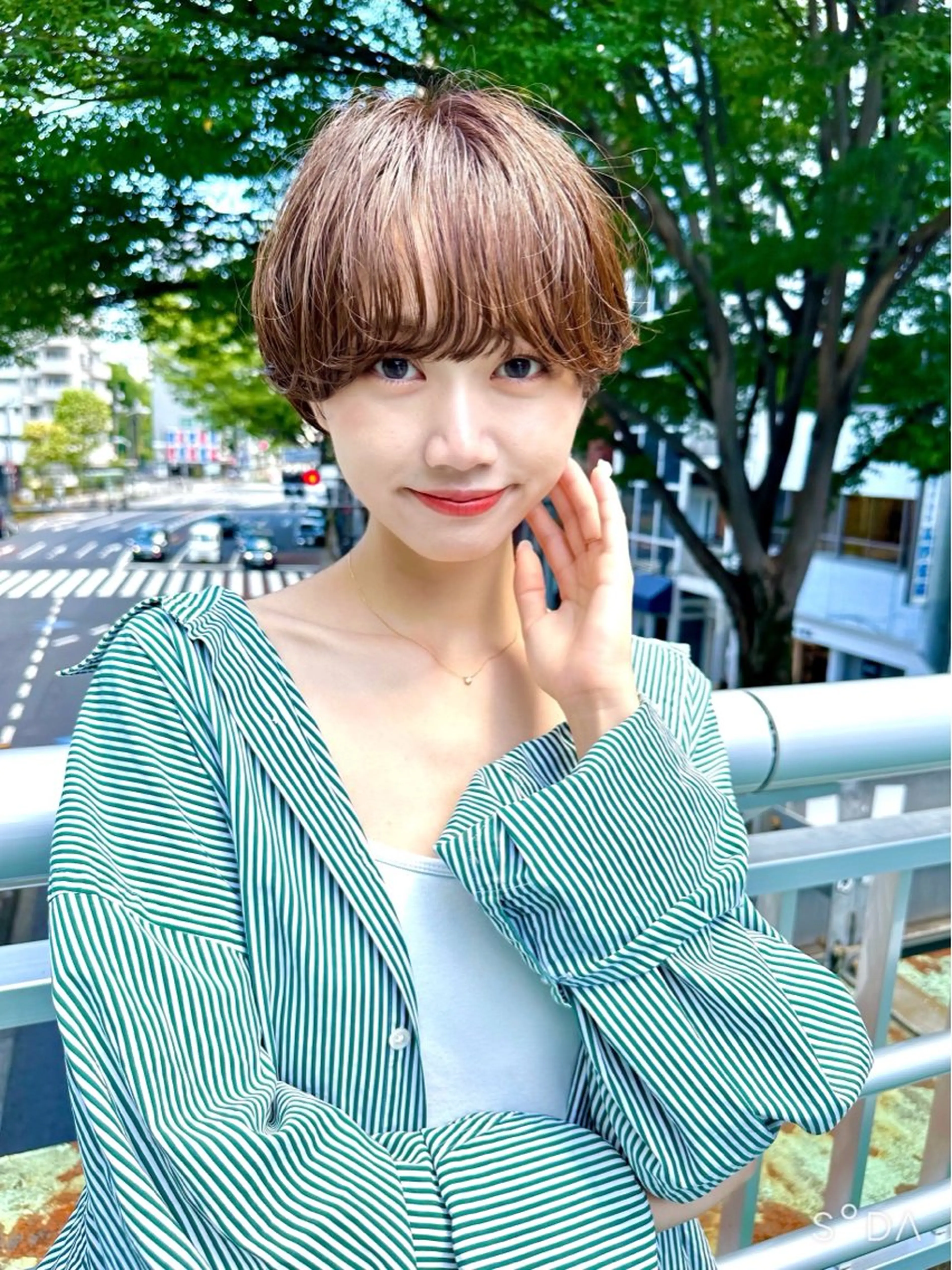 ショート カット 骨格診断で絶対可愛い ✨丸みショート✨凌弥のヘアスタイル