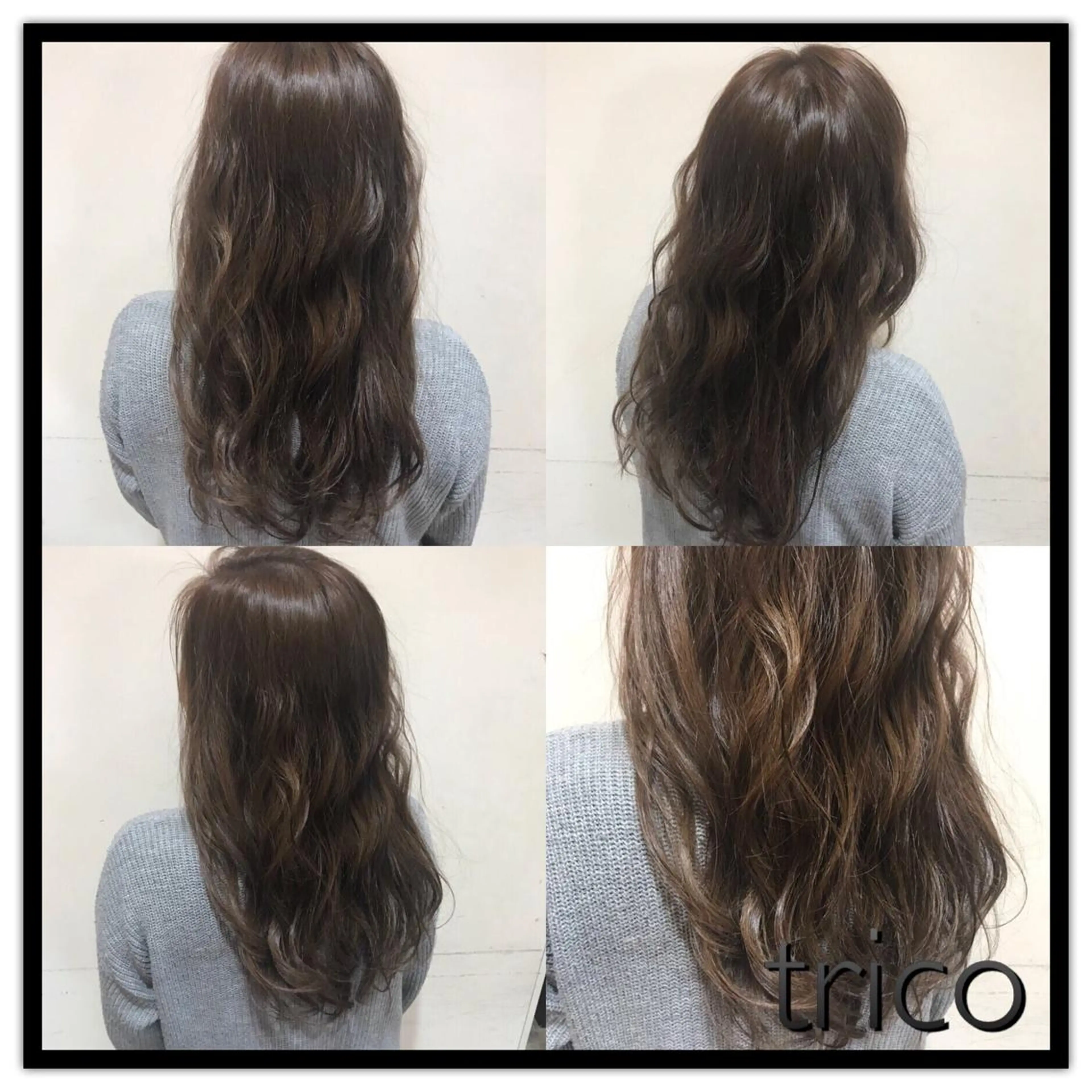 セミロング カラー アッシュ 似合わせ/ブリーチ カラー.岡田友仁のヘアスタイル