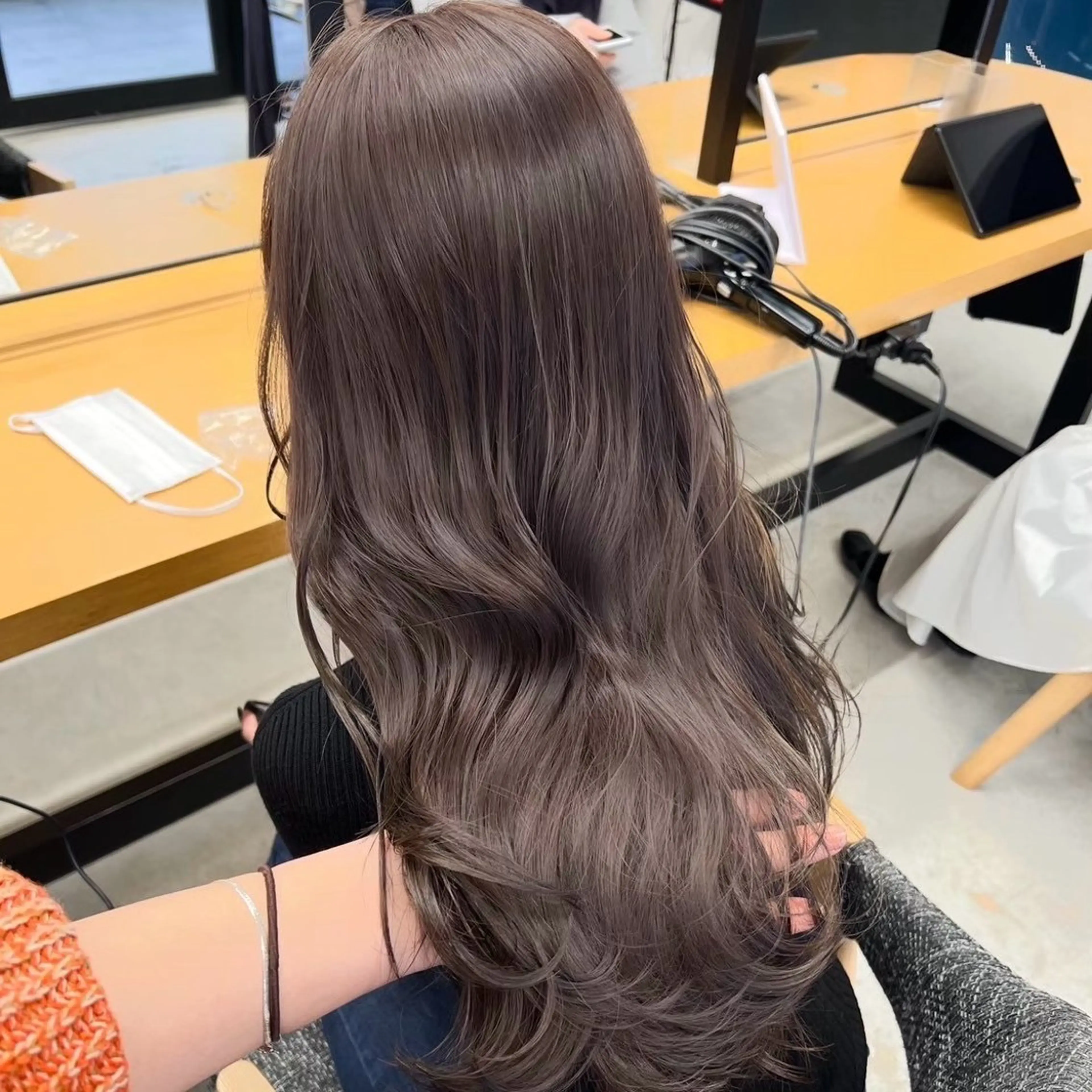 ロング カット ヘアカラー トリートメント 渋谷/韓国レイヤー 顔まわり特化マサキのヘアスタイル