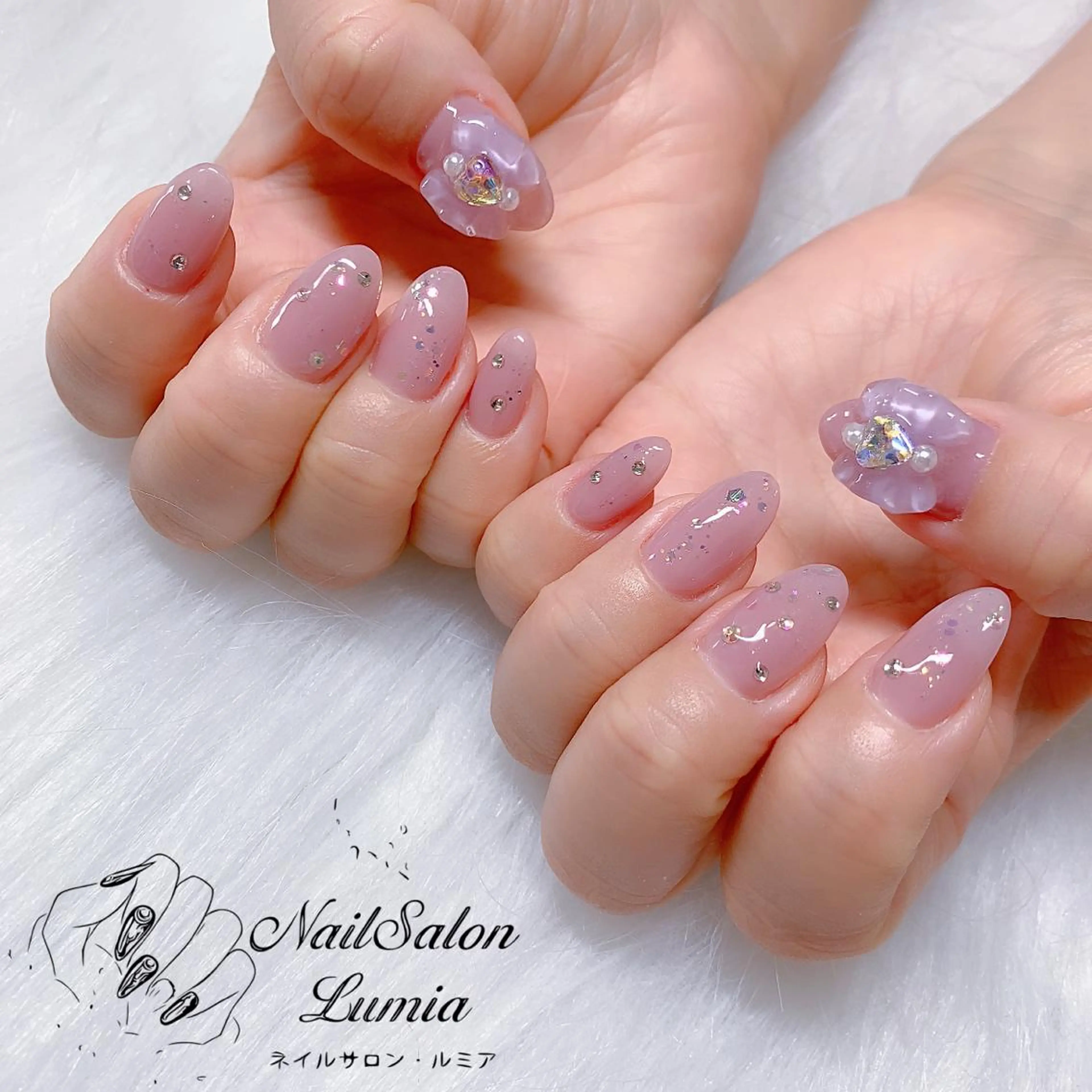 ネイル ハンドネイル ネイルサロン ルミア Lumia 店長のネイルデザイン
