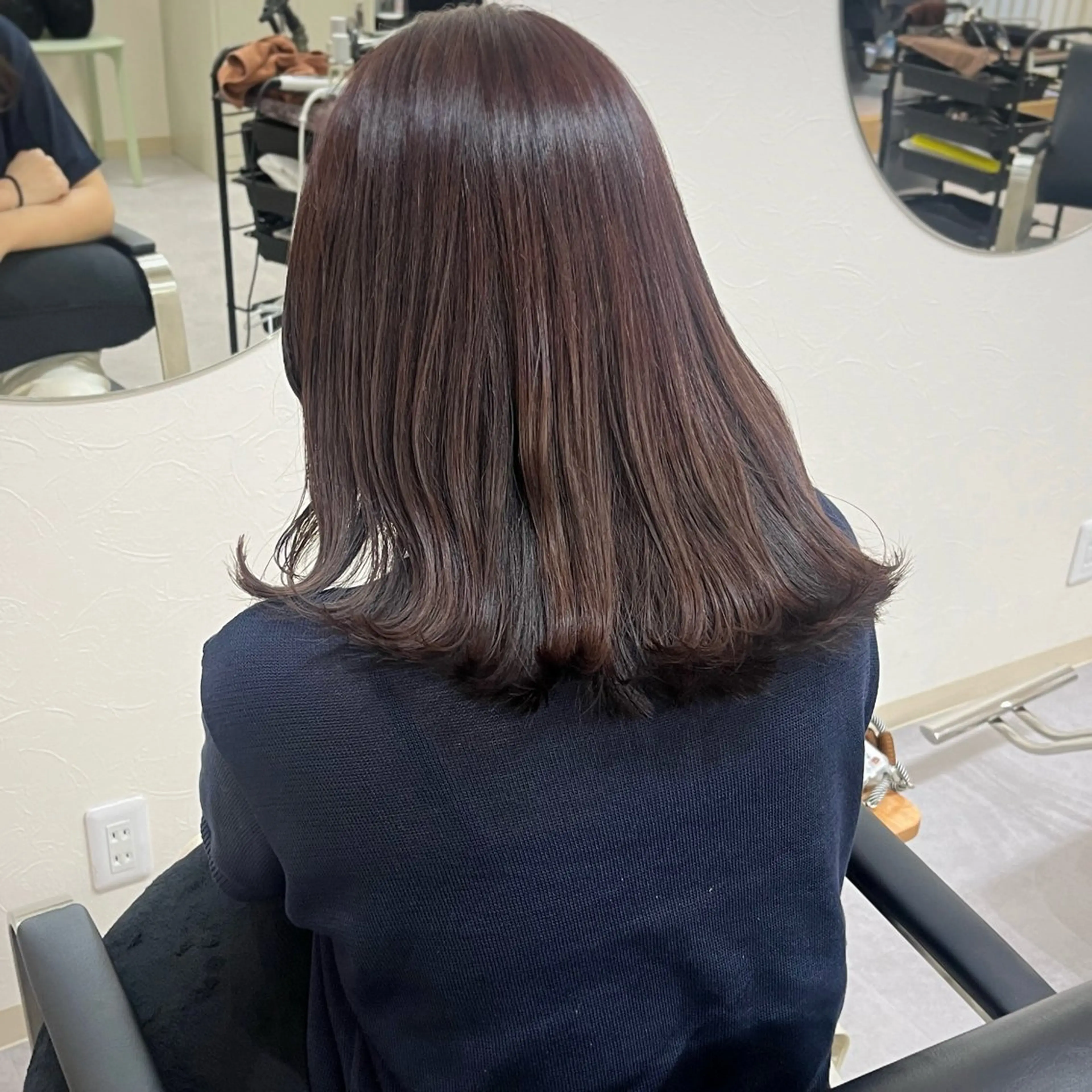 カラー ブラウンカラー ラベンダーカラー カット ヘアカラー トリートメント ボブ/透明感カラー /坂口恵梨子のヘアスタイル