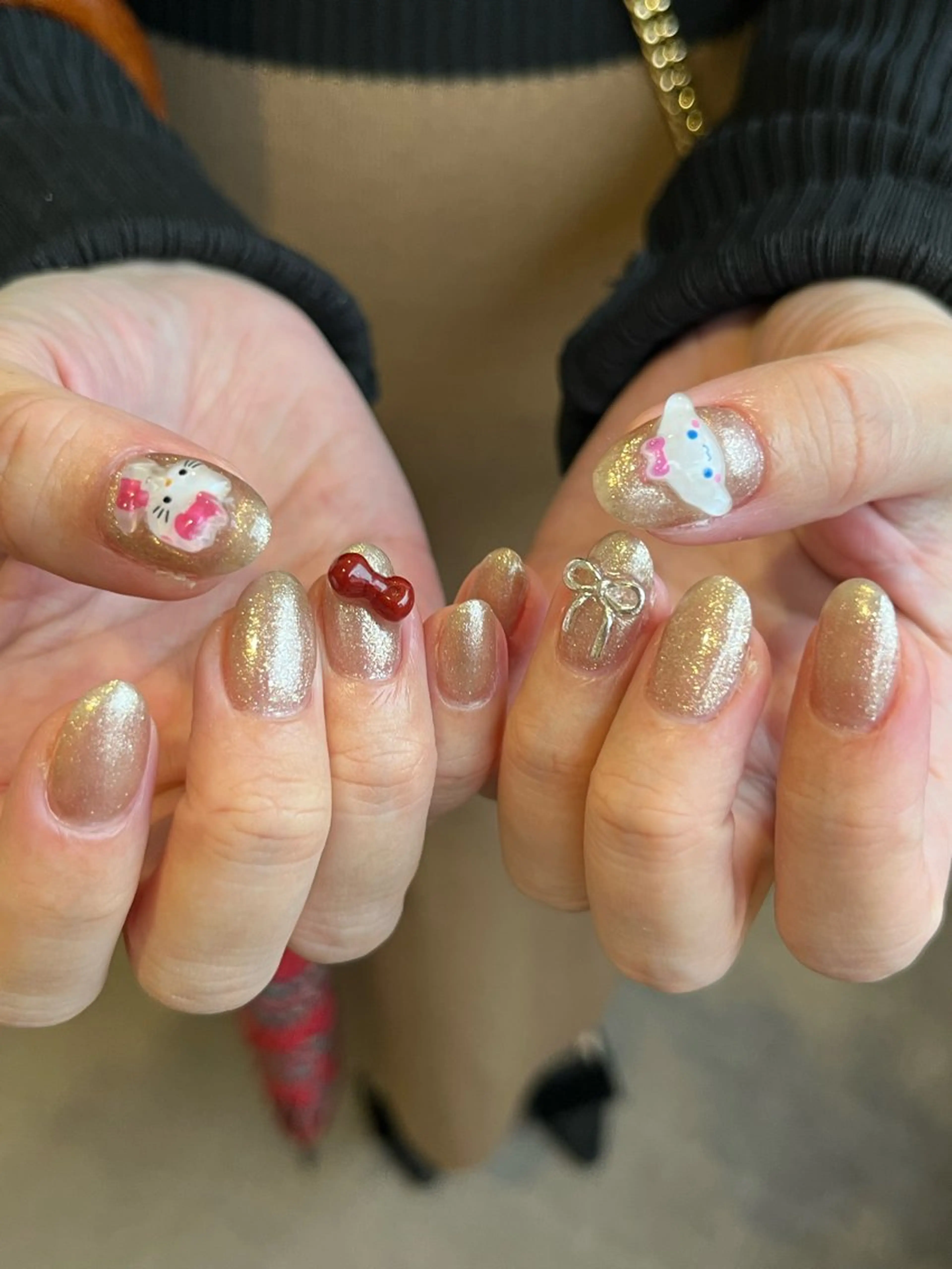 ネイル ハンドネイル Ray. ちゅるん系ニュアンスのネイルデザイン