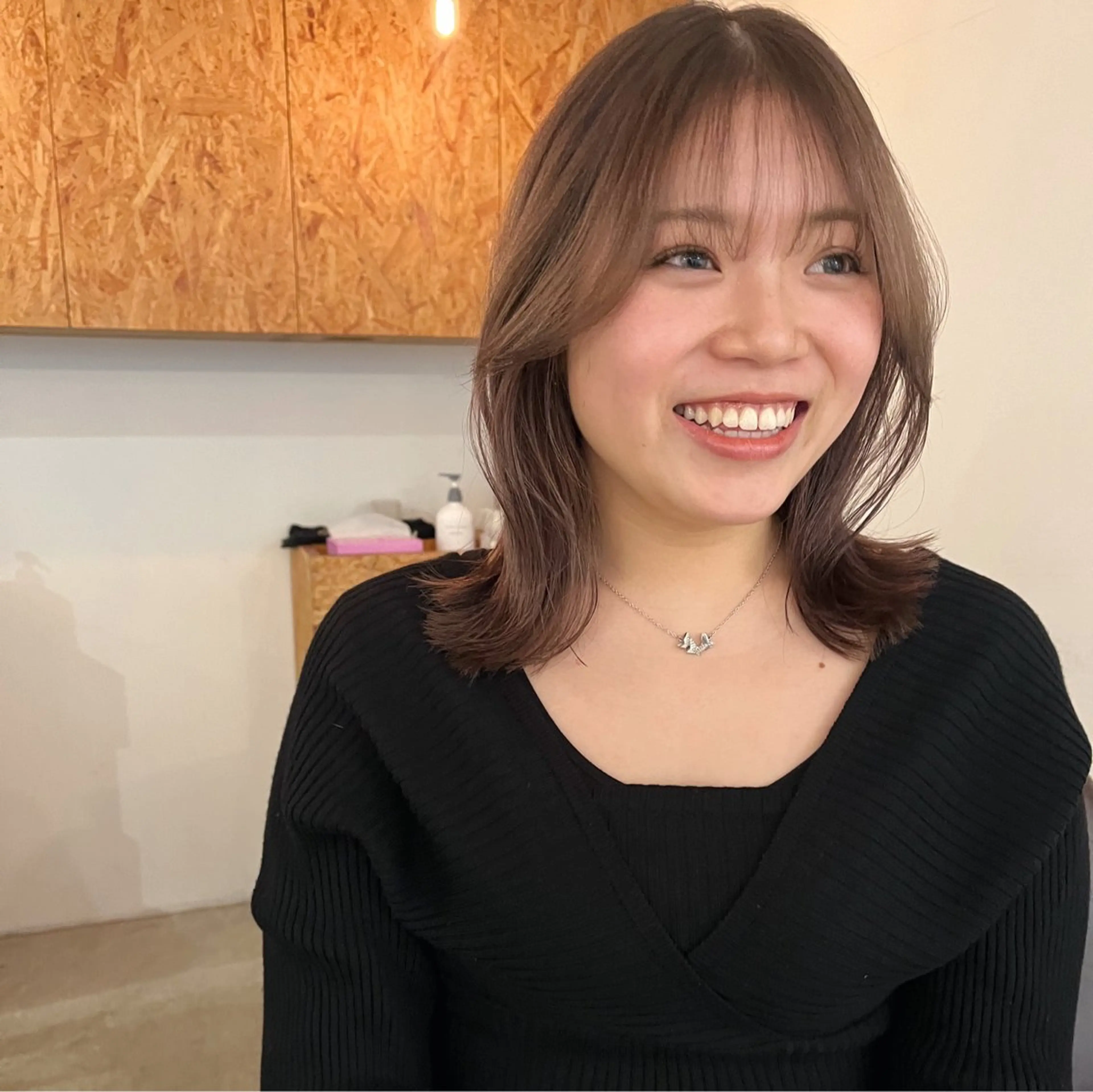 カラー ベージュカラー 暖色/パーマ 🌼クニトウメイのヘアスタイル