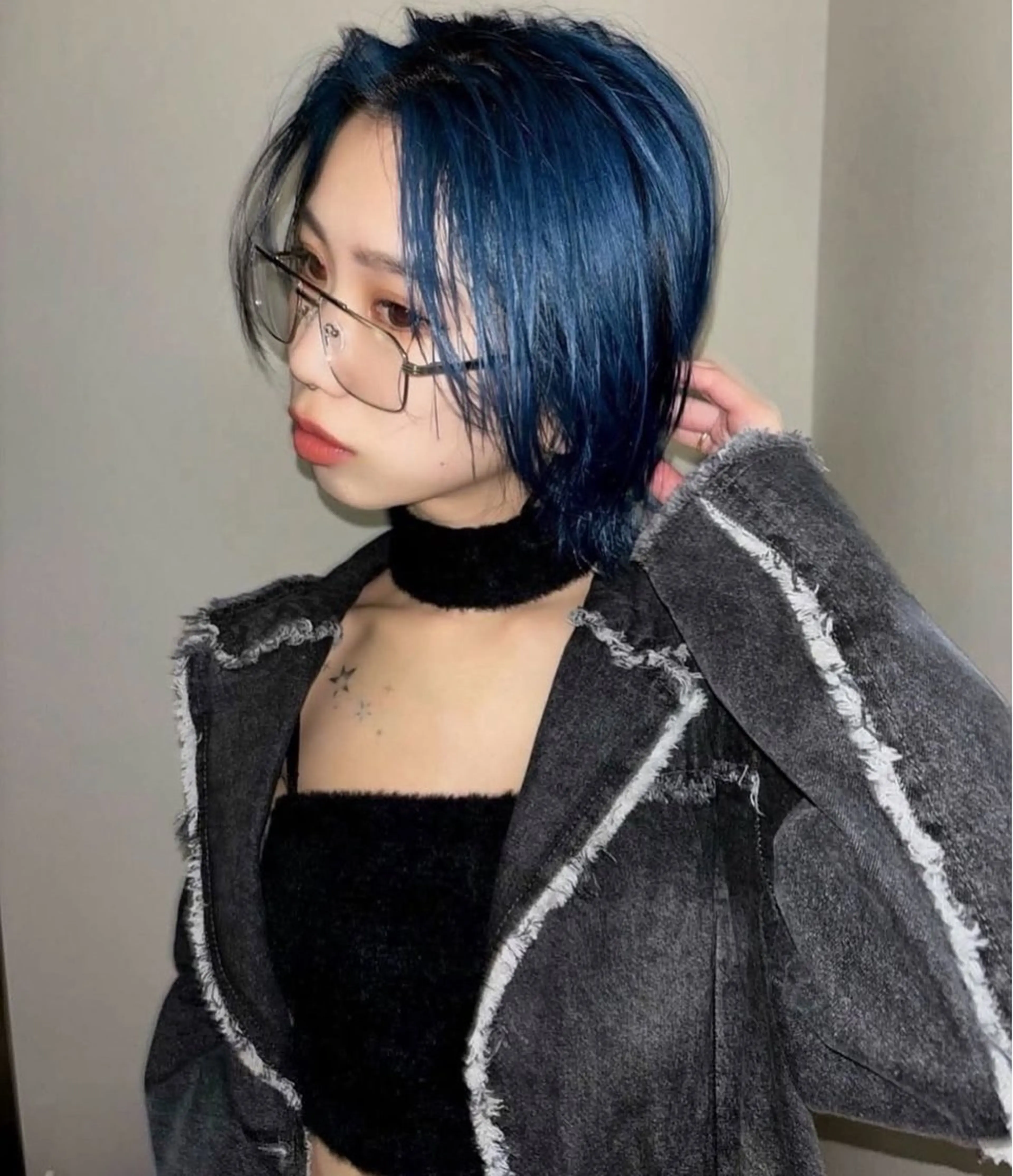 ショート カラー ボブ.顔周りカット カット/ユキカのヘアスタイル