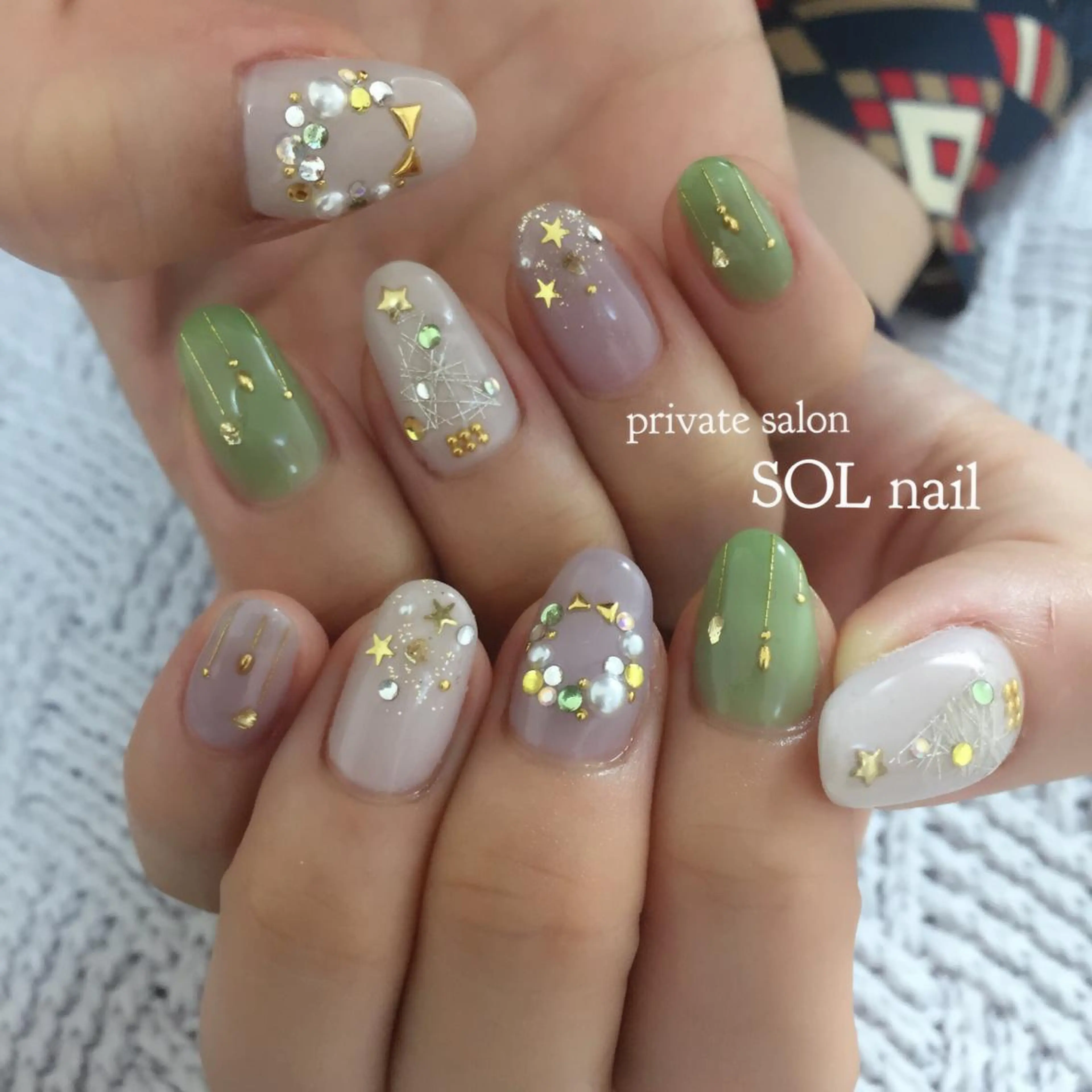 ネイル ハンドネイル SOL NAILのネイルデザイン