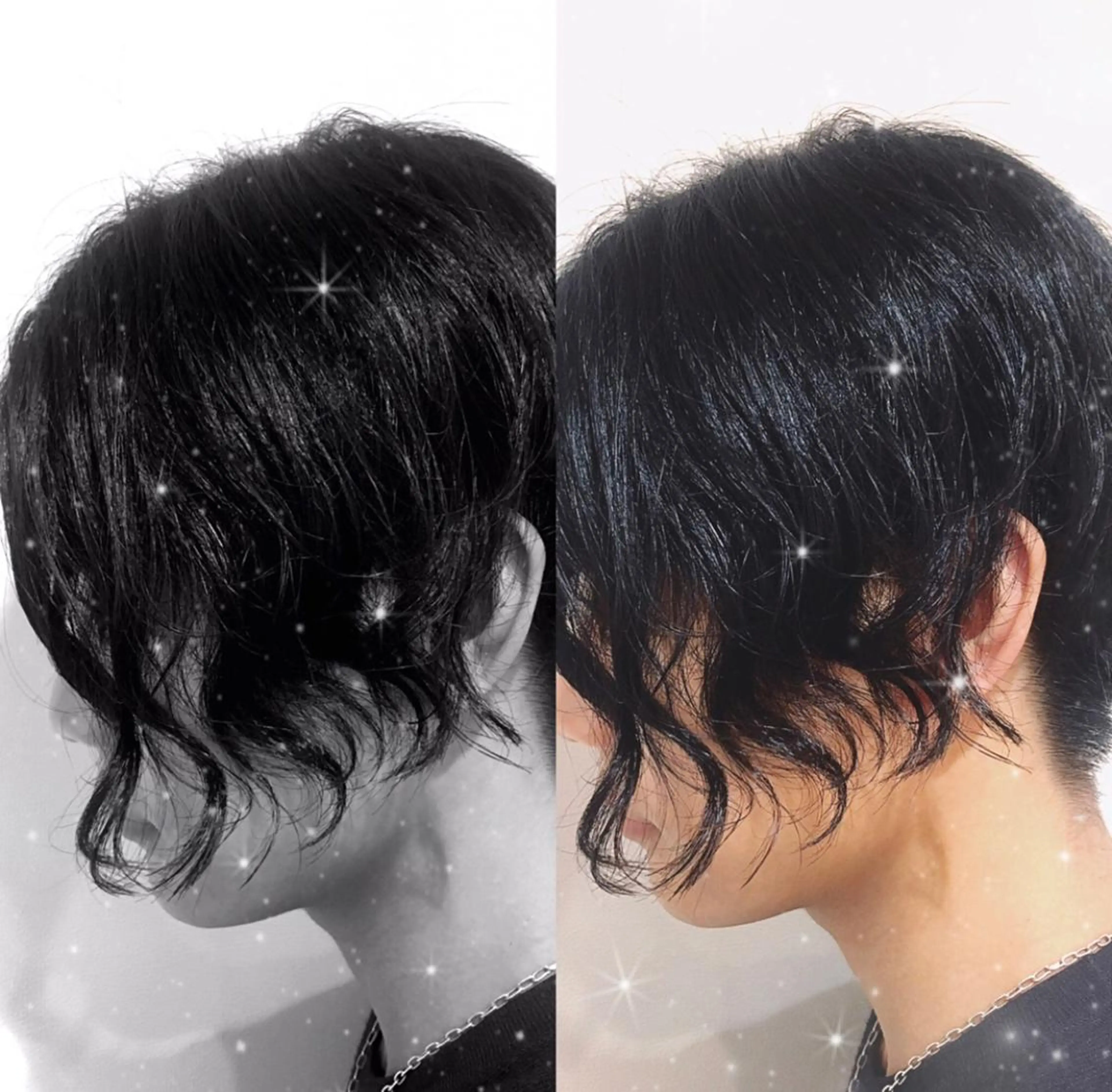 メンズ ウルフカット／吉村 桃子のヘアスタイル