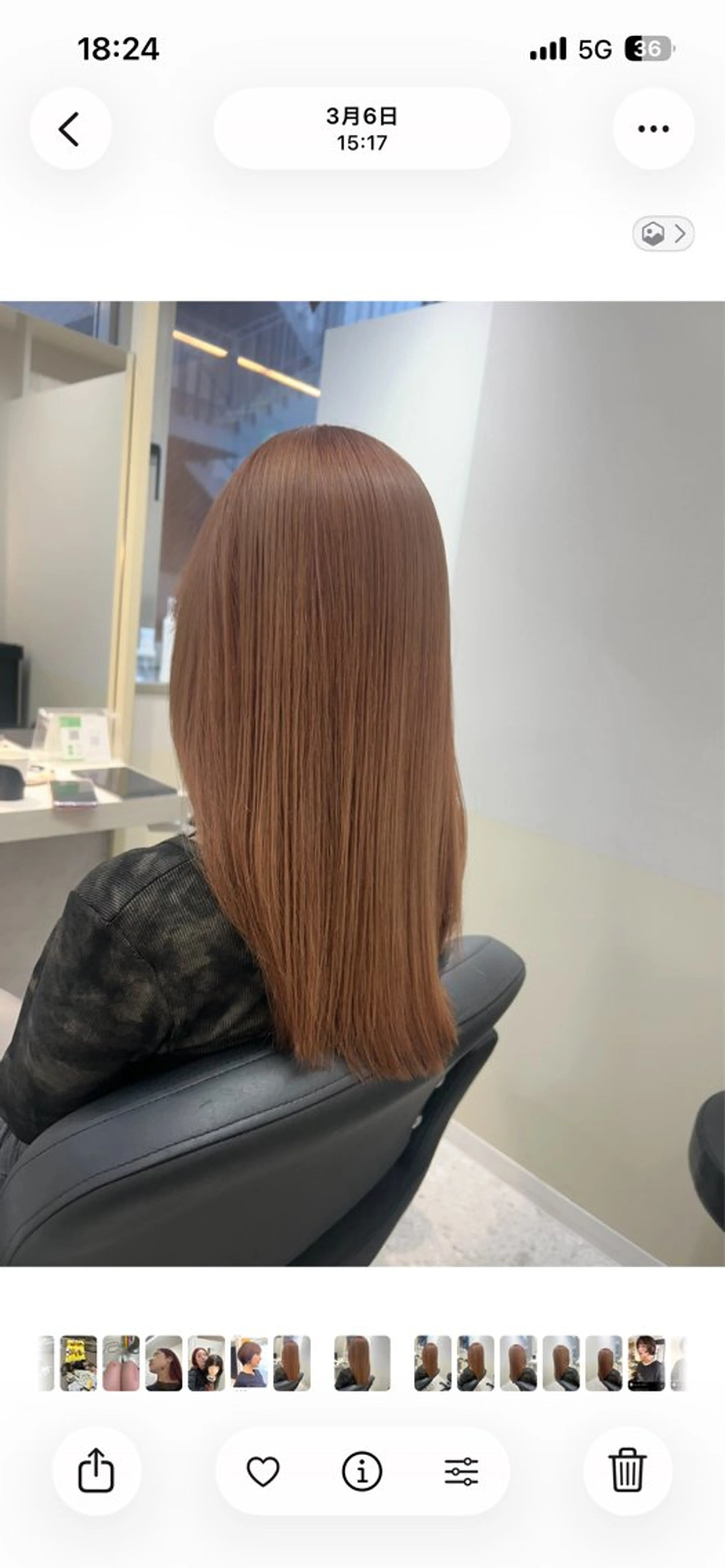 ロング カラー ブリーチ ピンクカラー カット ヘアカラー トリートメント 🩰ニシムラヒカリ 半個室salon♡*のヘアスタイル