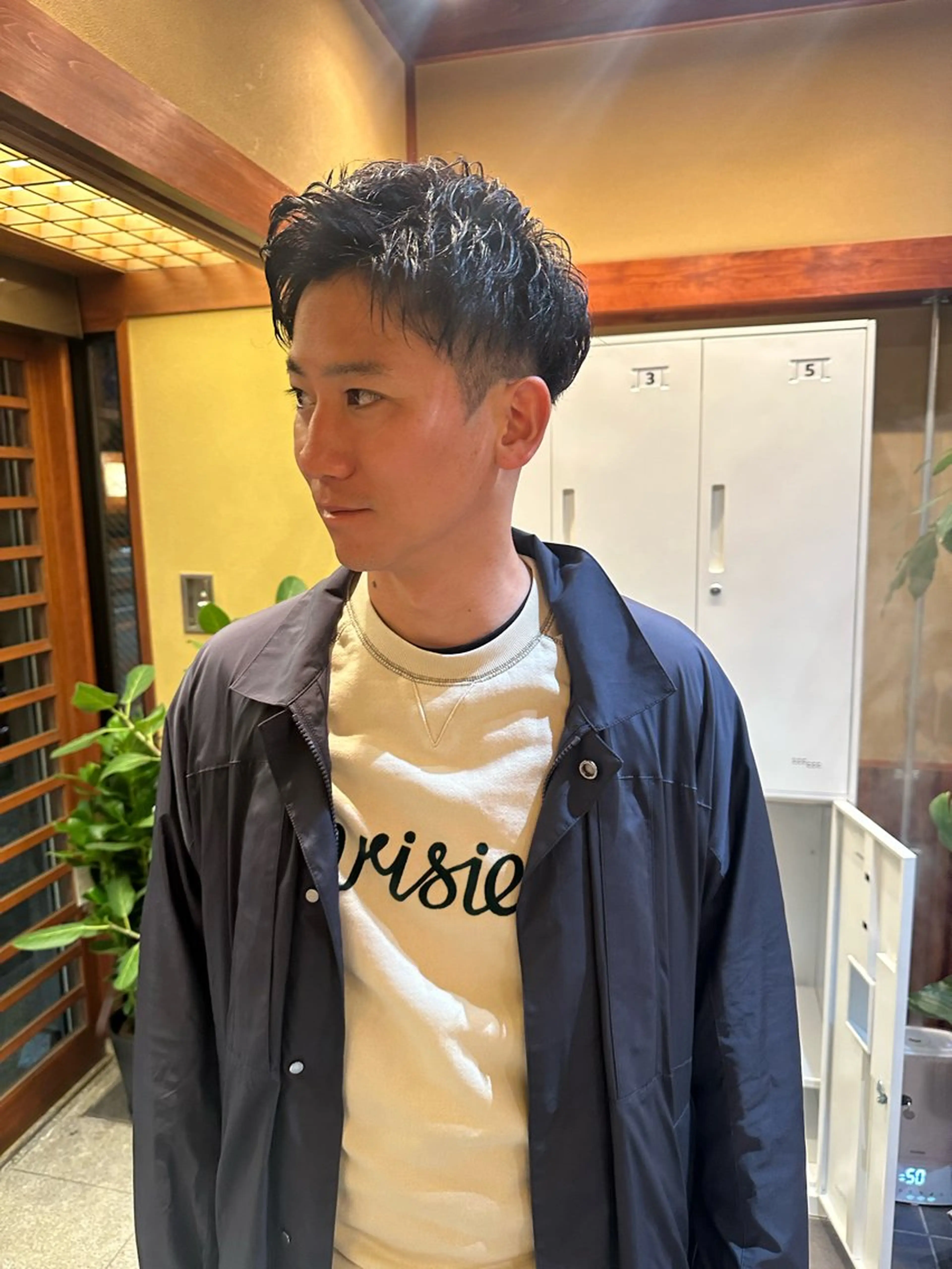 メンズ パーマ指名No. 1 磯飛⭐️慎之介のヘアスタイル