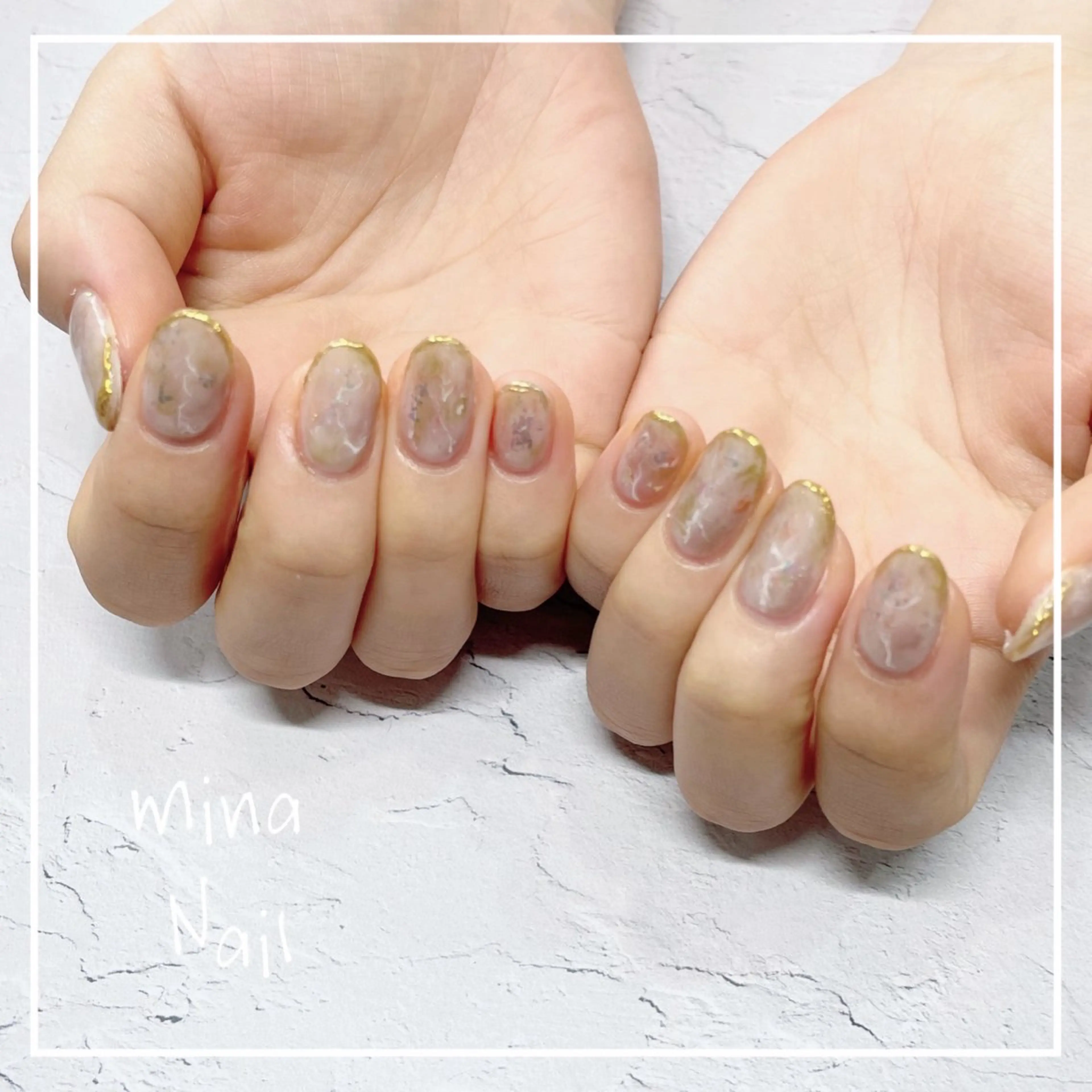 ネイル ニュアンスネイル mina Nailのネイルデザイン
