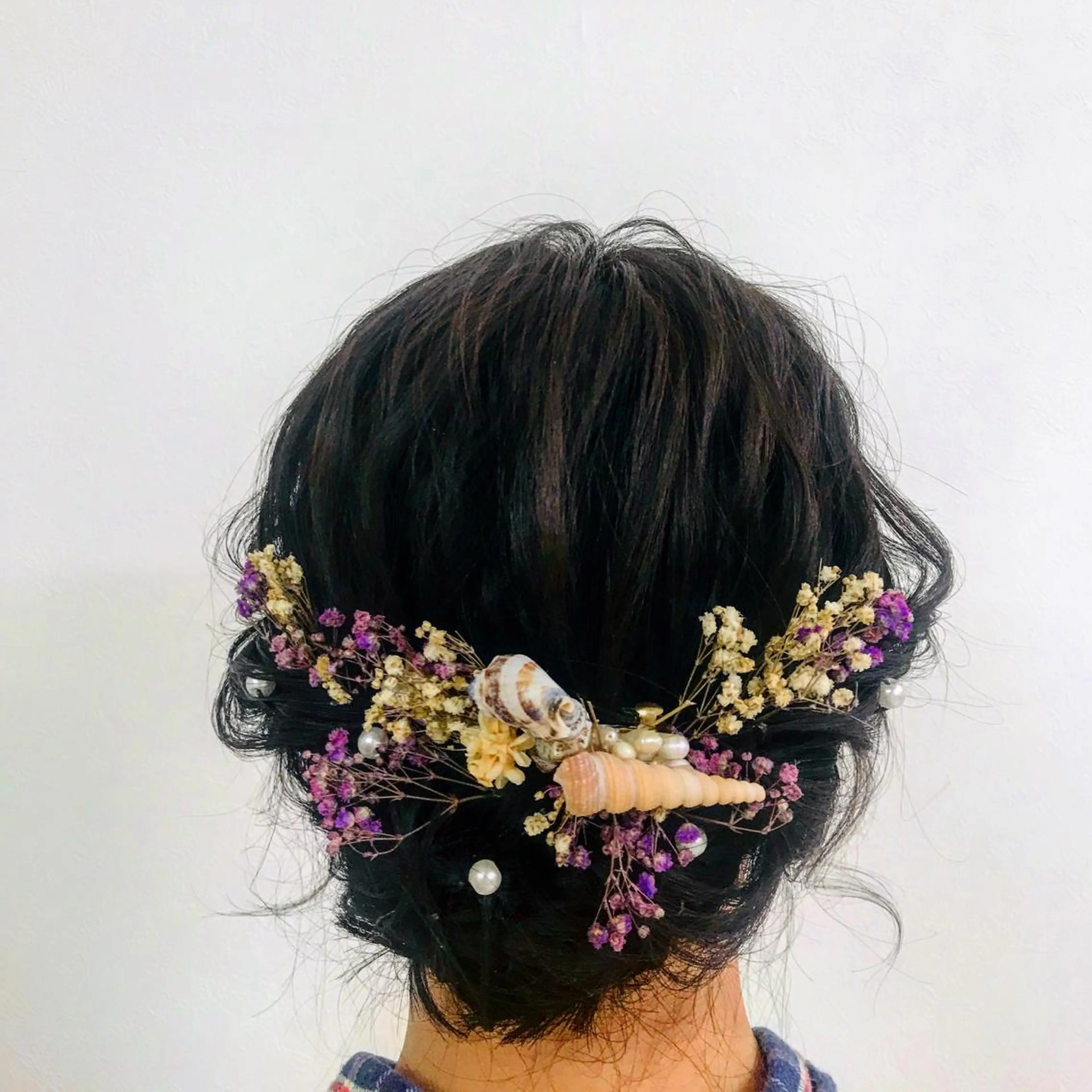 ミディアム ヘアアレンジ 結婚式・ブライダル HBLディプロマ所有 AZUSAのマツエク・マツパデザイン